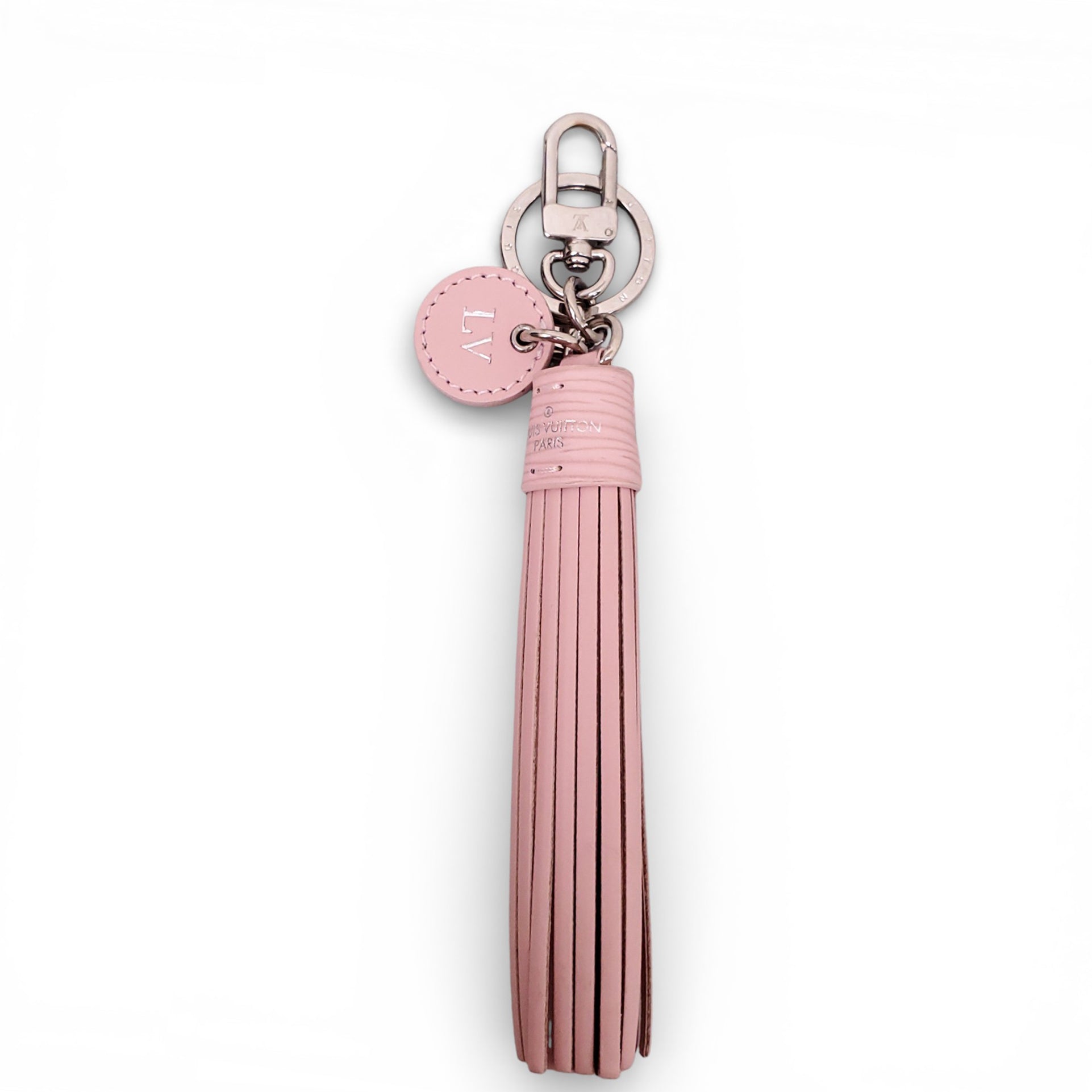 LOUIS VUITTON PINK EPI LEATHER FRINGE KEY CHAIN – Rewind Couture