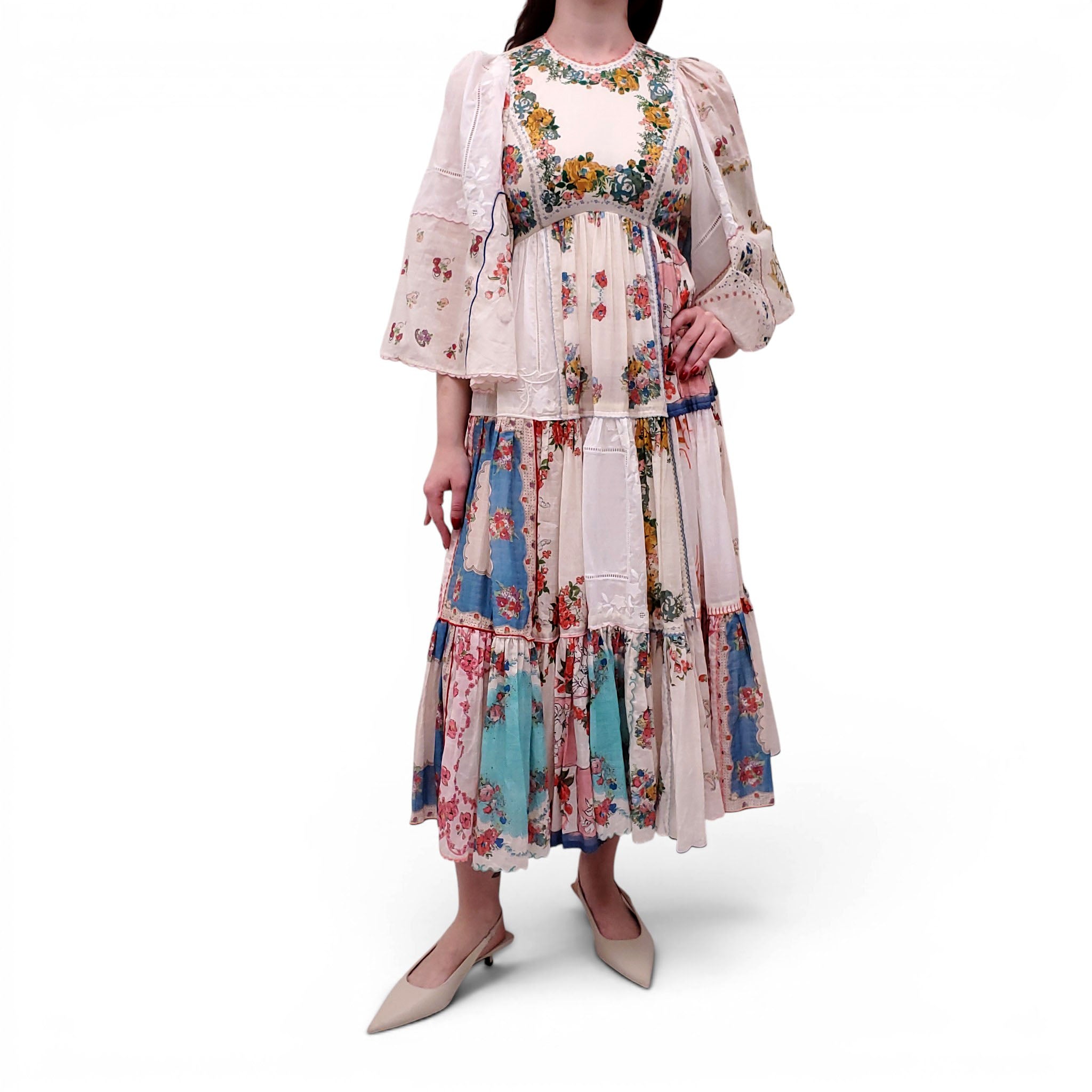 pink floral off the shoulder maxi dress Floral Ruffle Off Shoulder Maternity Maxi Dress IVORY / MEDIUM