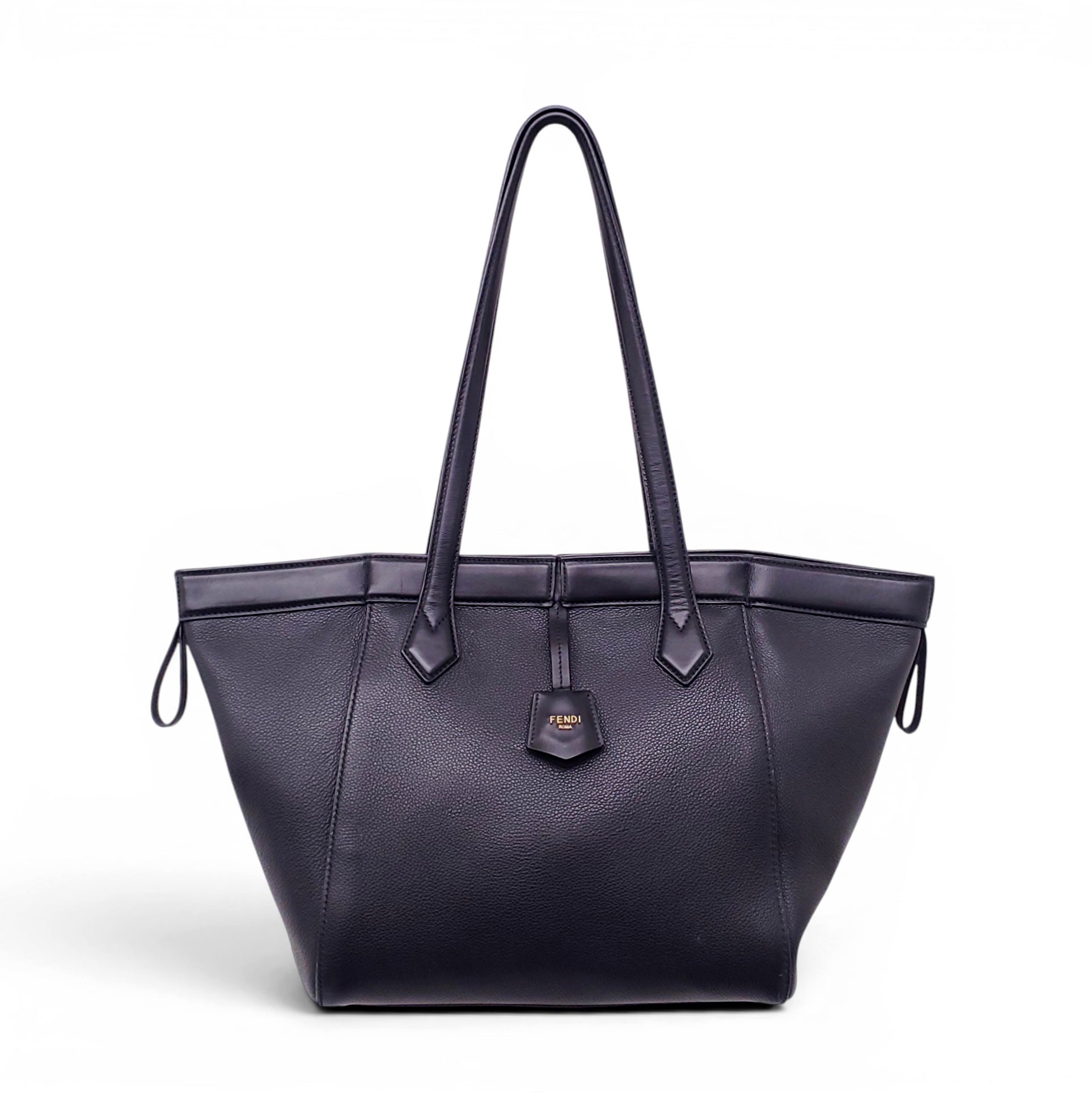 FENDI LARGE BLACK ORIGAMI SHOULDER BAG – Rewind Couture