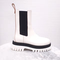 EMILIO PUCCI WHITE MOTO BOOTS - SIZE 39