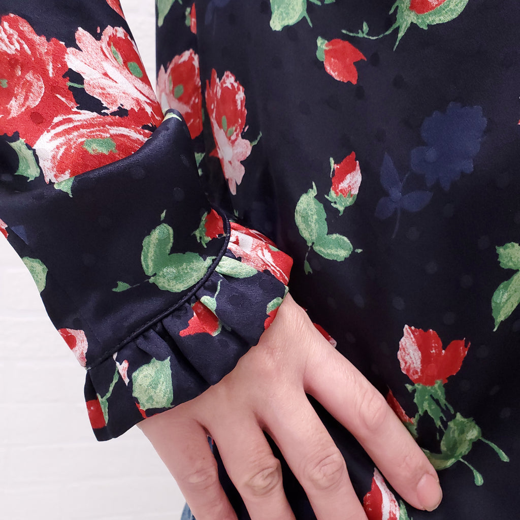 MAGDA BUTRYM FLORAL BLOUSE ($1,465)- SIZE 6