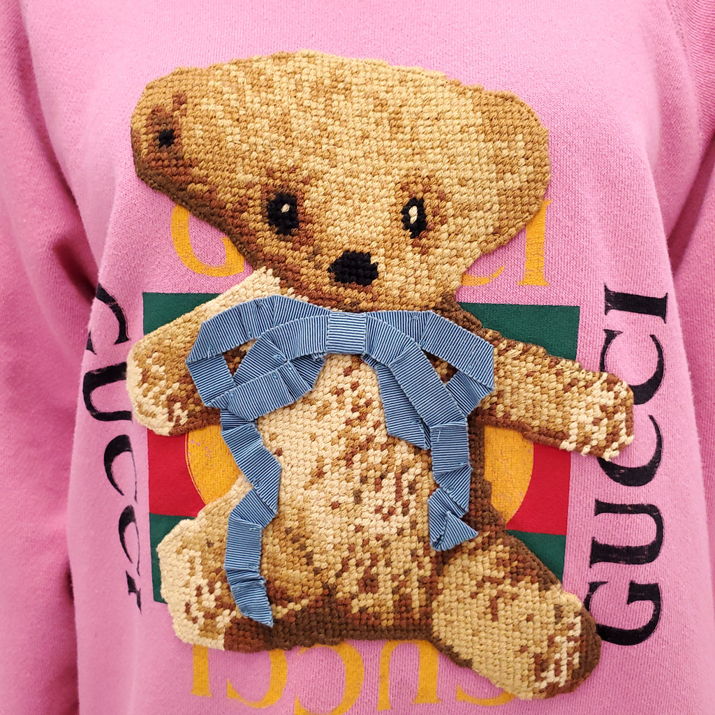 Gucci hoodie teddy store bear