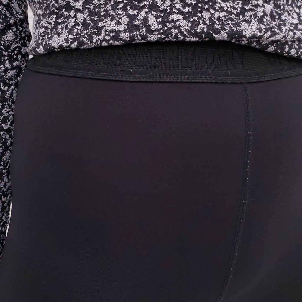 OPENING CEREMONY BLACK LOGO LEGGINGS - SIZE XS