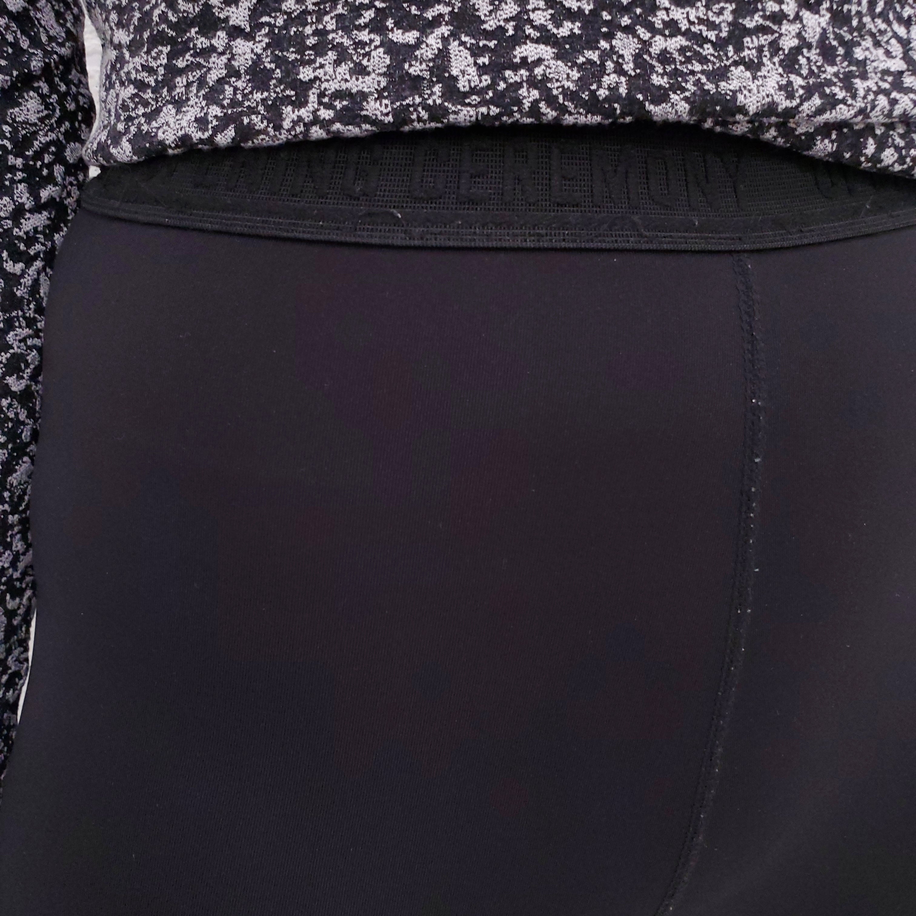 OPENING CEREMONY BLACK LOGO LEGGINGS - SIZE XS