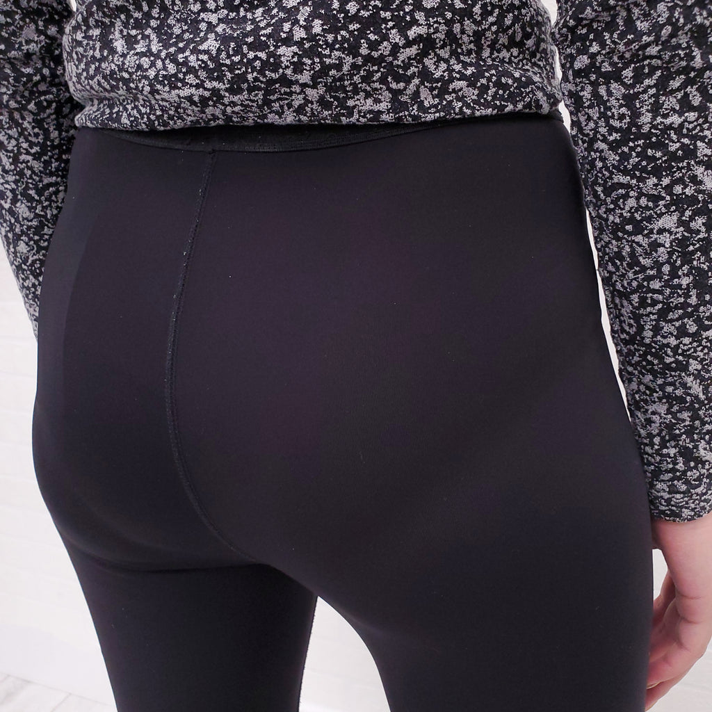 OPENING CEREMONY BLACK LOGO LEGGINGS - SIZE XS