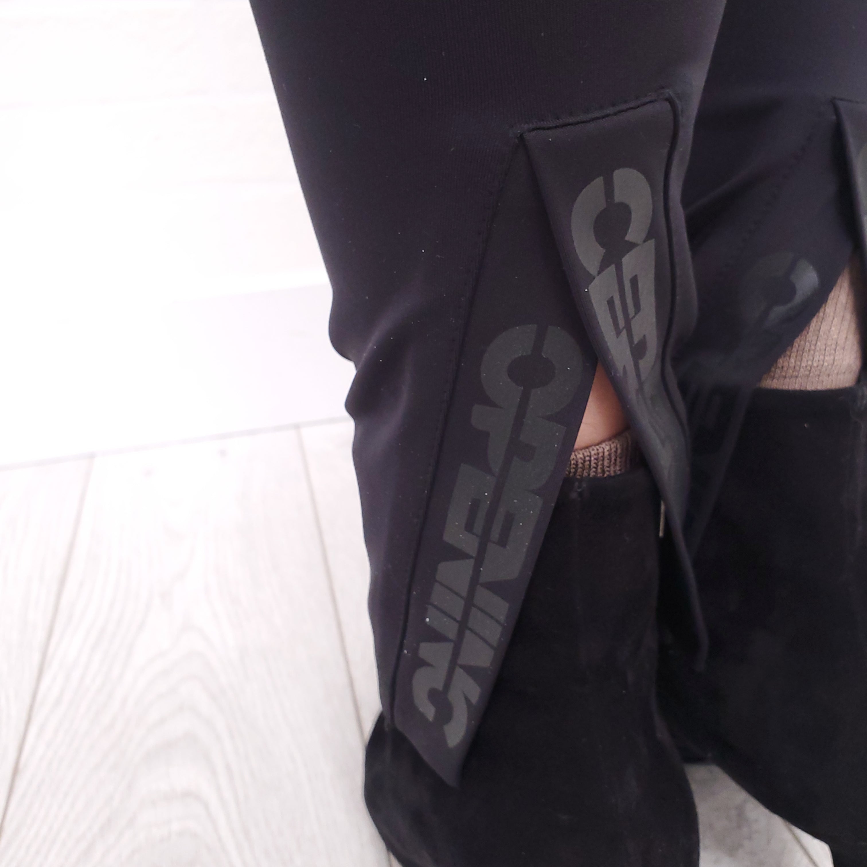 OPENING CEREMONY BLACK LOGO LEGGINGS - SIZE XS