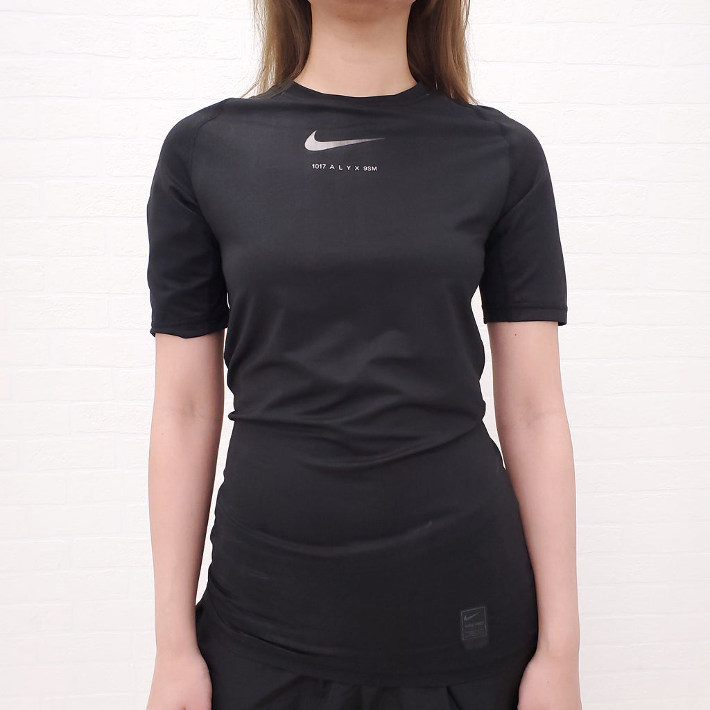 1017 ALYX 9SM X NIKE BLACK TSHIRT - SIZE S