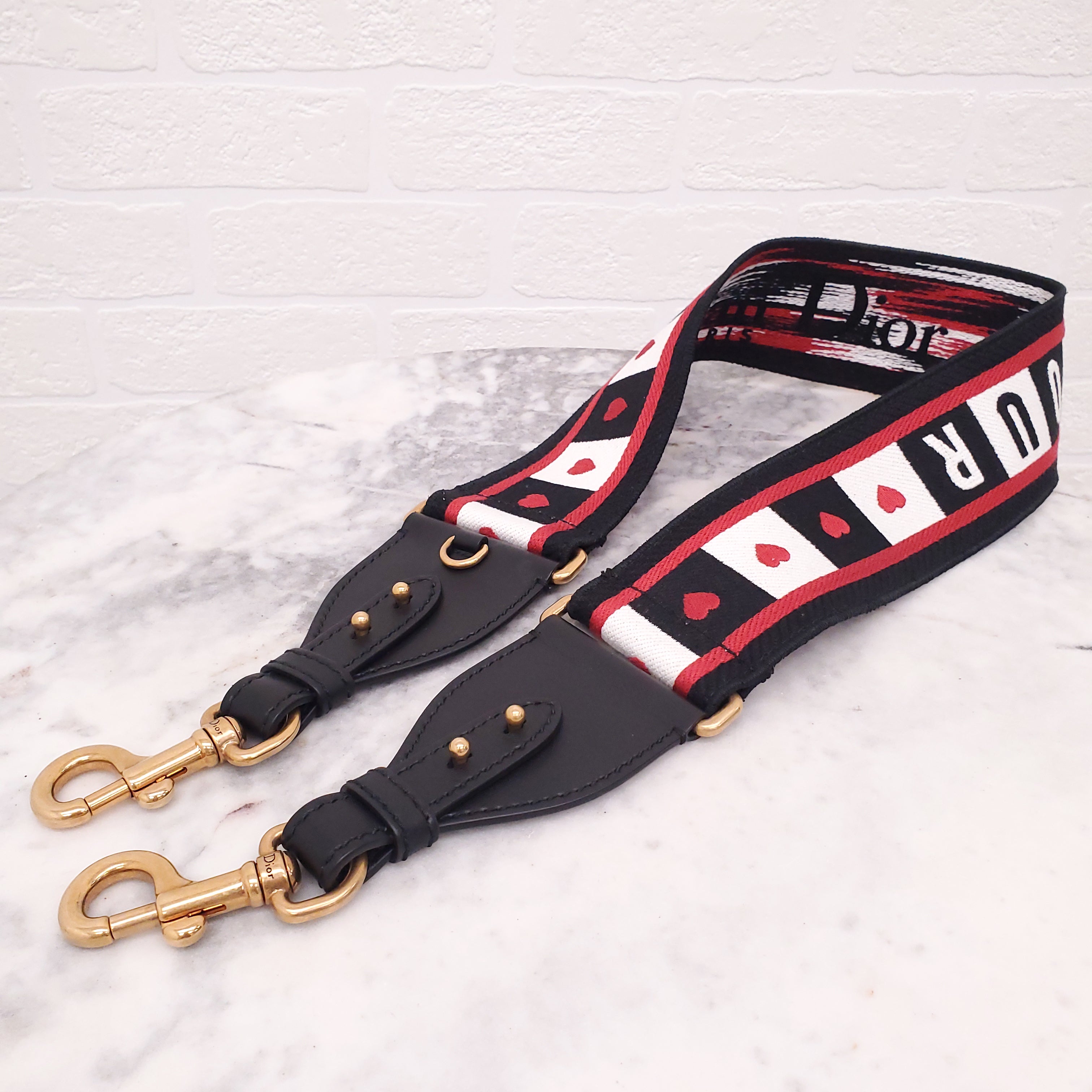 CHRISTIAN DIOR HEART PURSE STRAP