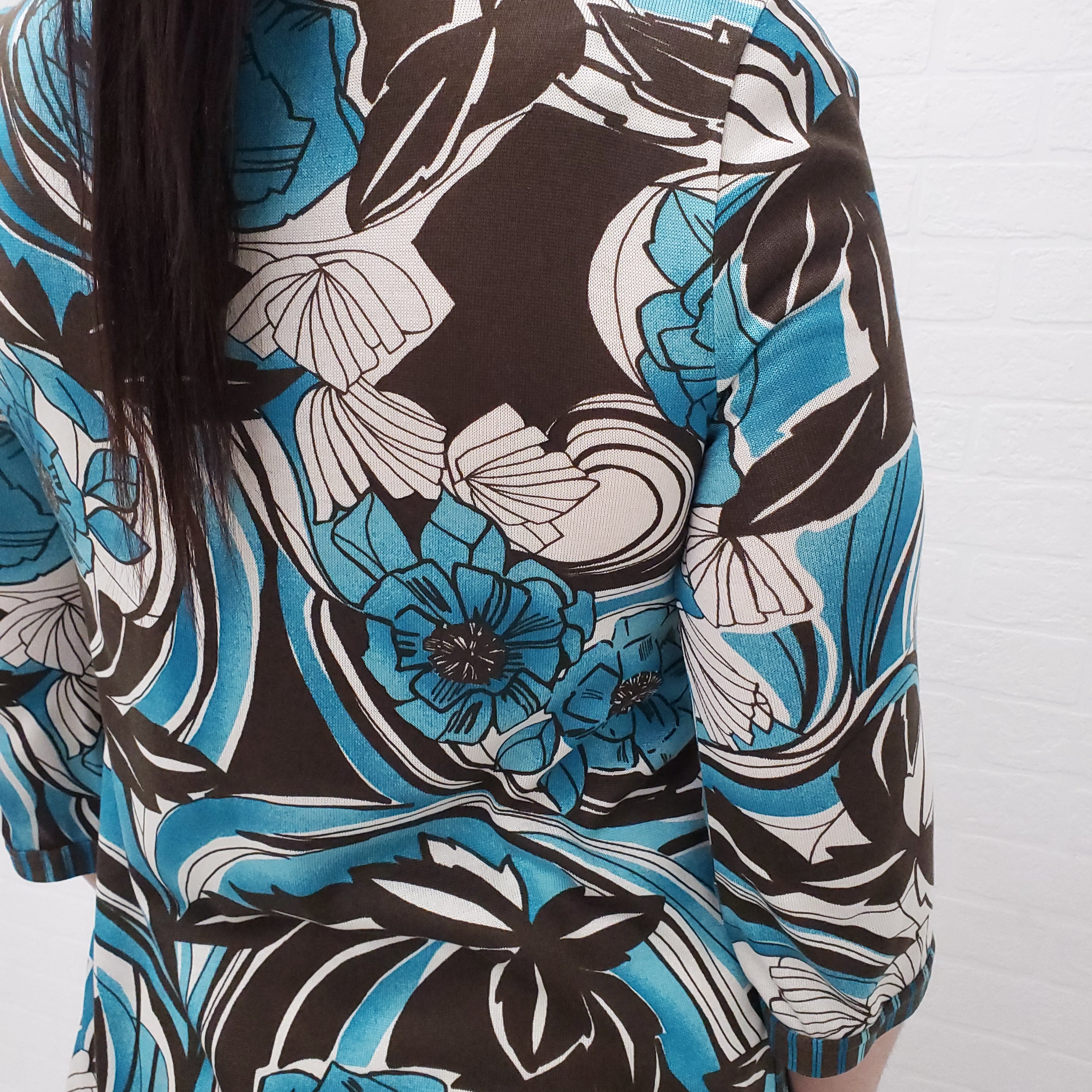 LORO PIANA PATTERNED TUNIC - SIZE 40