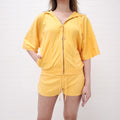 HERMÈS YELLOW SHORT SLEEVE PULLOVER SET- SIZE 34