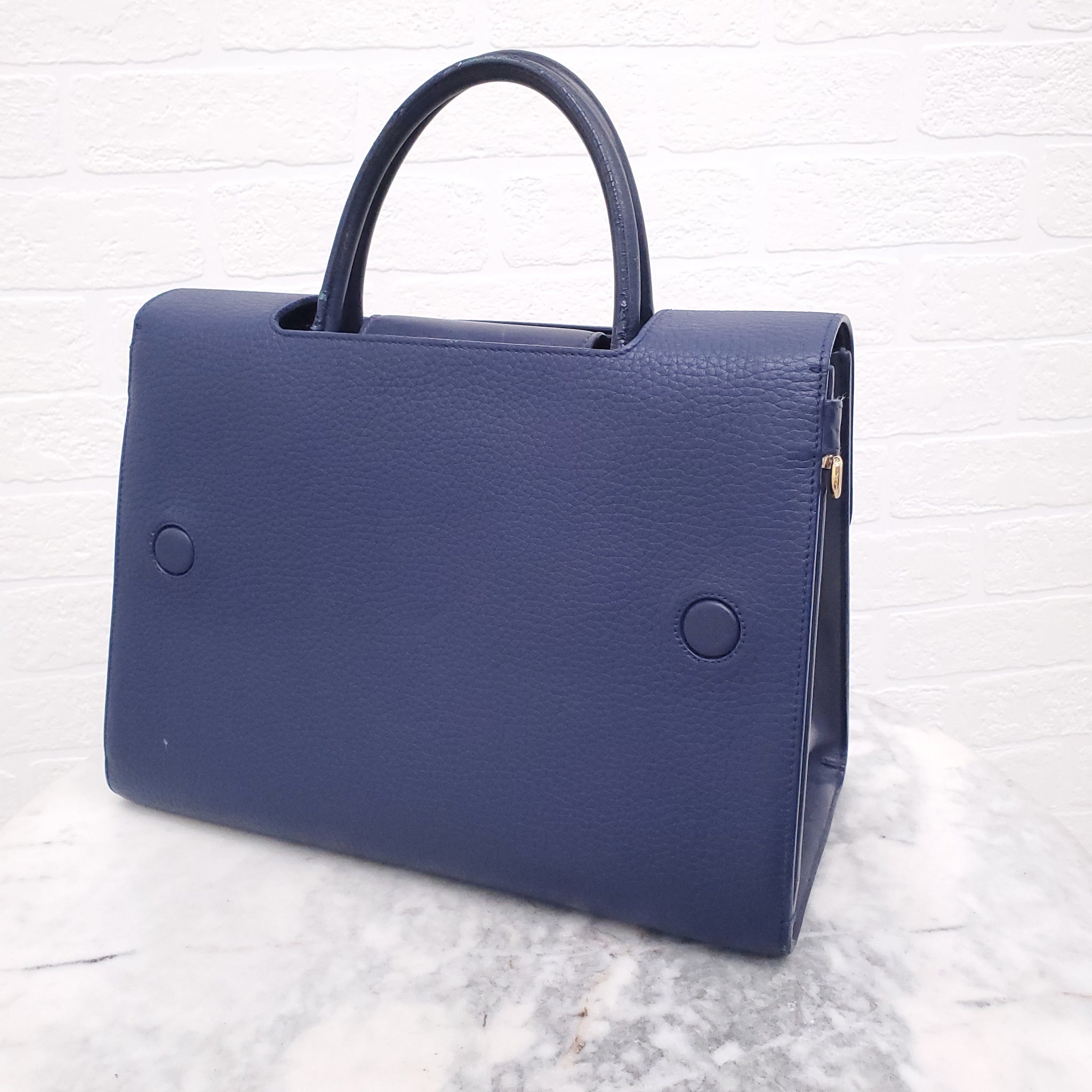 CHRISTIAN DIOR BLUE DIOREVER BAG Rewind Couture