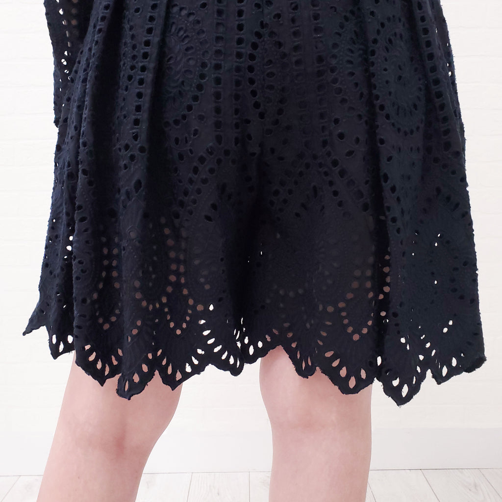ZIMMERMANN EYELET CUTOUT DETAIL ROMPER - SIZE 3/L
