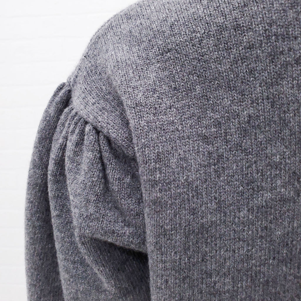 ALESSANDRA RICH ARGYLE SWEATER WITH ROSE DETAILS - SIZE 36