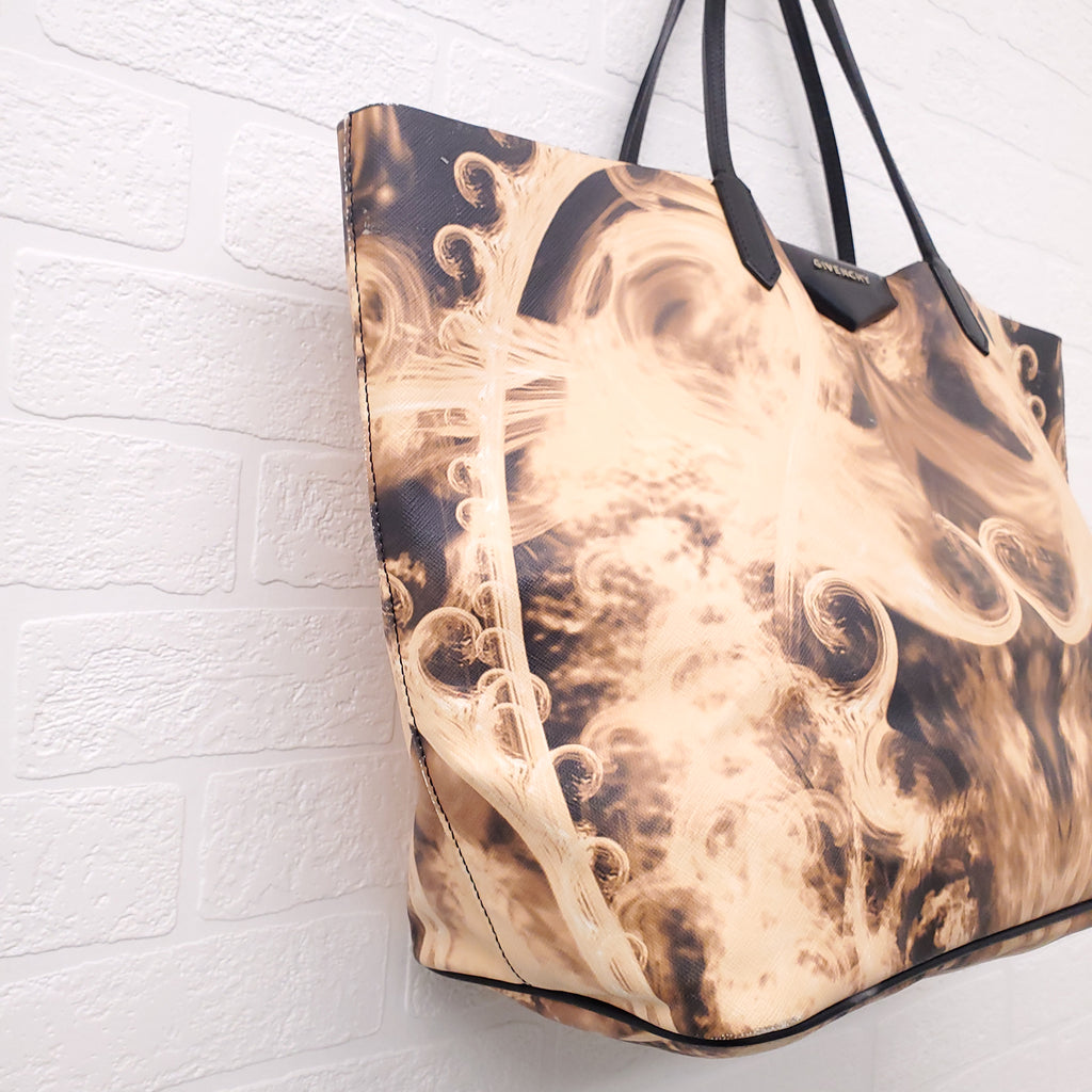 GIVENCHY FLAME PRINT TOTE BAG