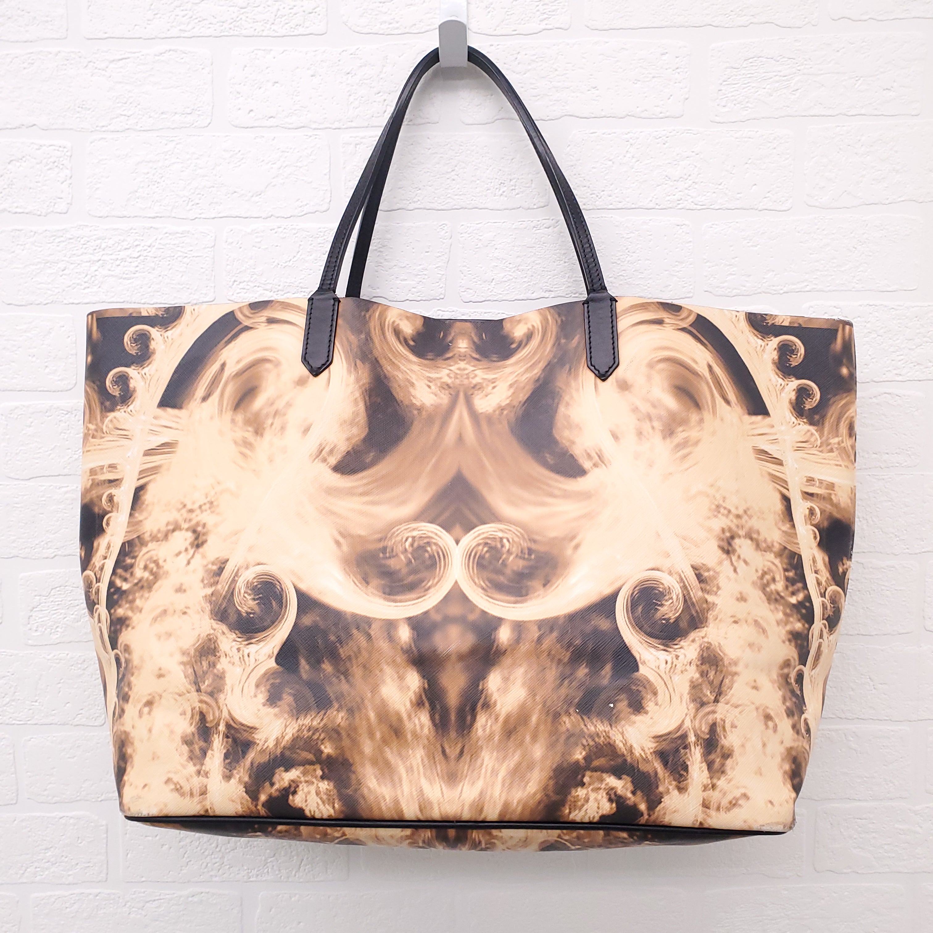 GIVENCHY FLAME PRINT TOTE BAG