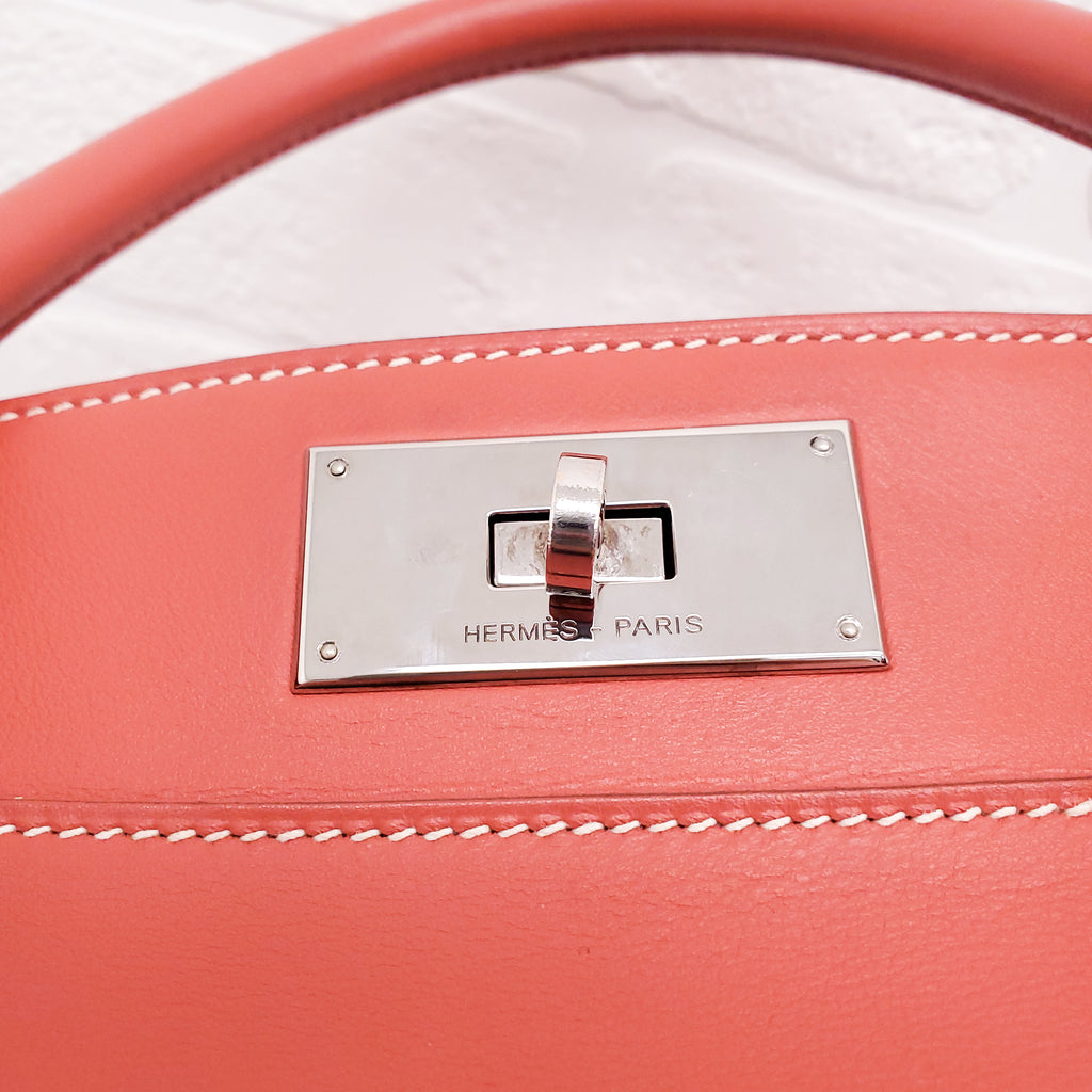 HERMÈS CORAL TOOLBOX BAG