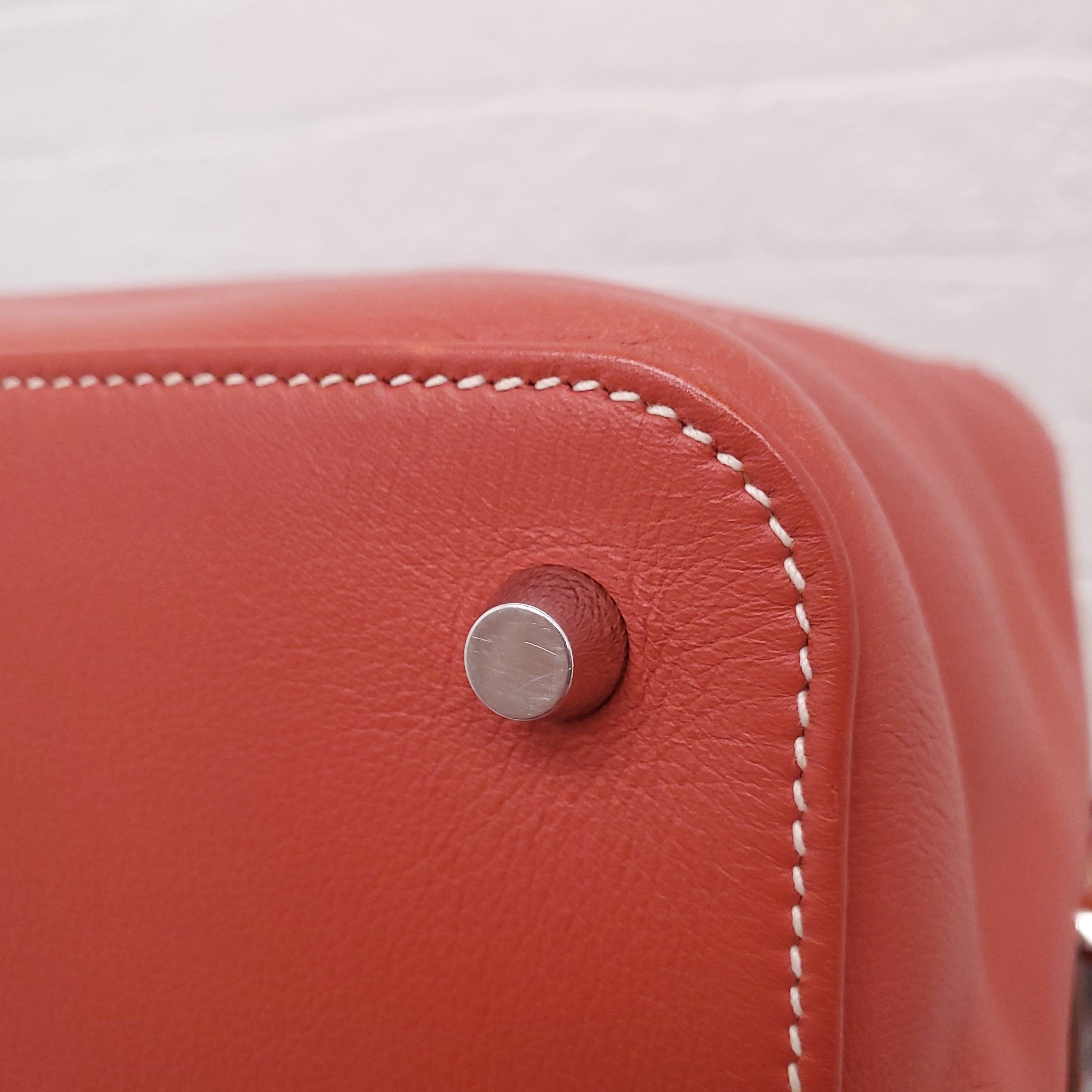 HERMÈS CORAL TOOLBOX BAG