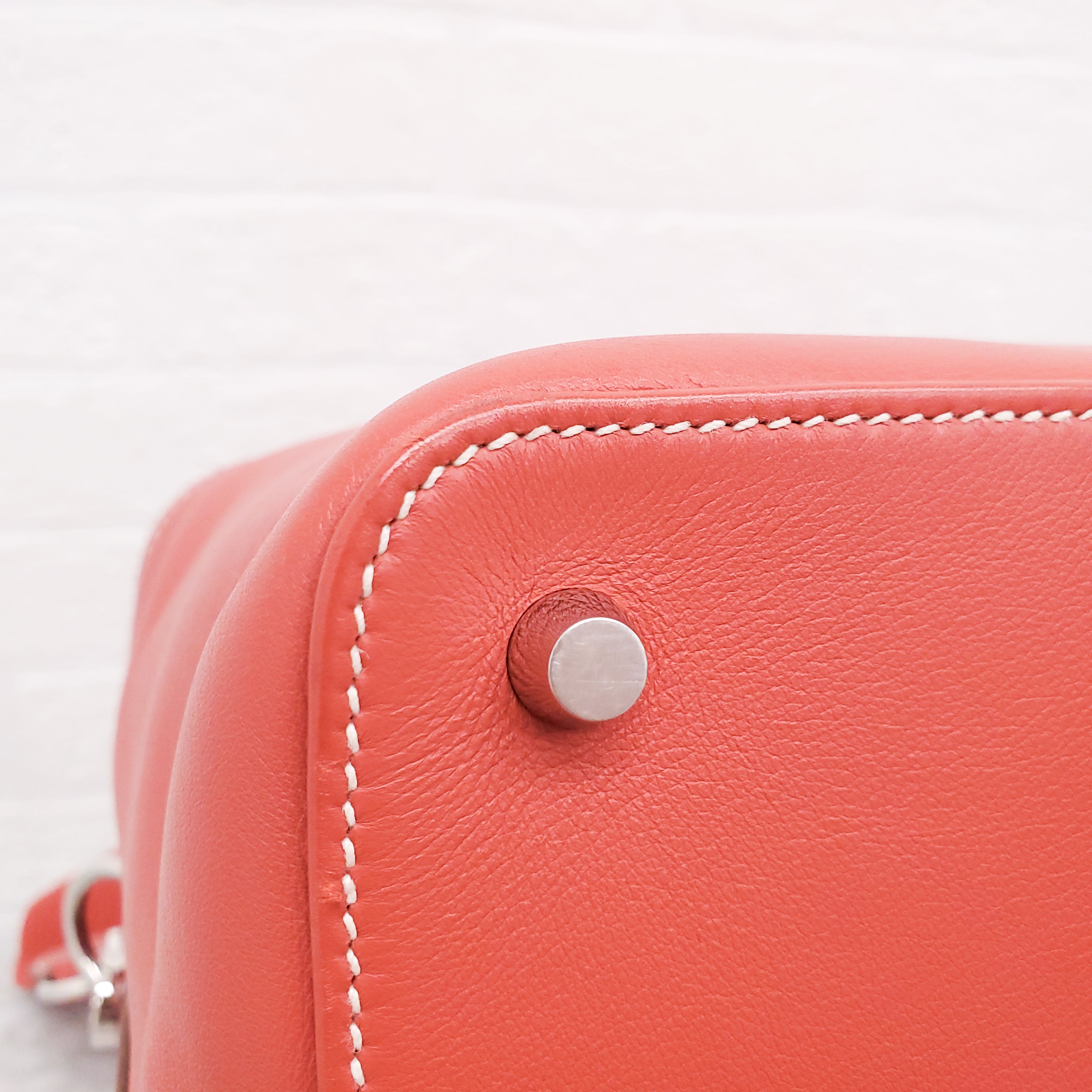 HERMÈS CORAL TOOLBOX BAG