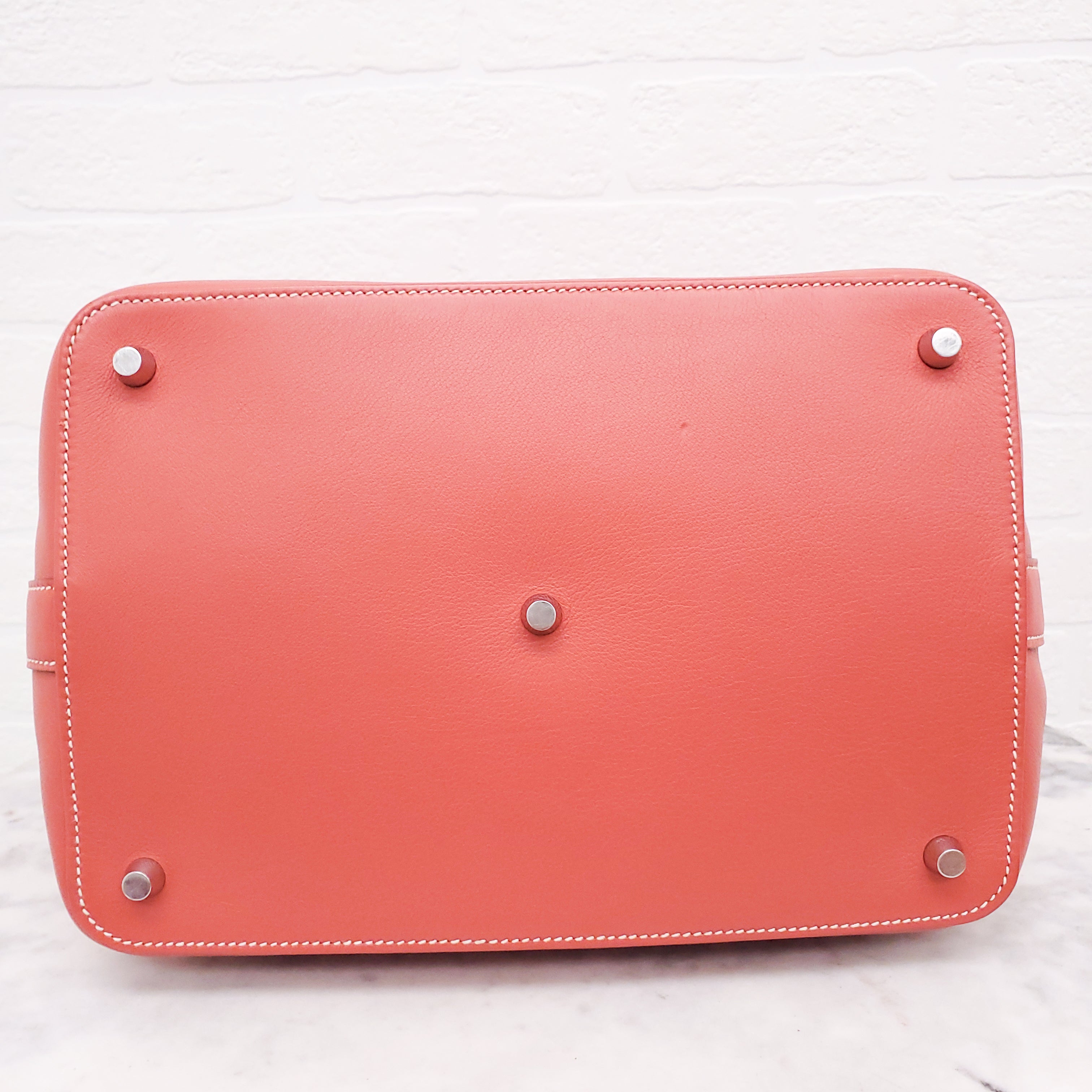 HERMÈS CORAL TOOLBOX BAG