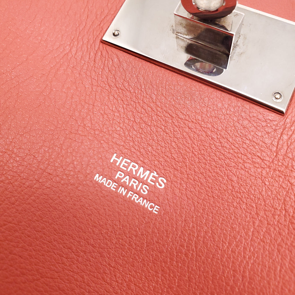 HERMÈS CORAL TOOLBOX BAG