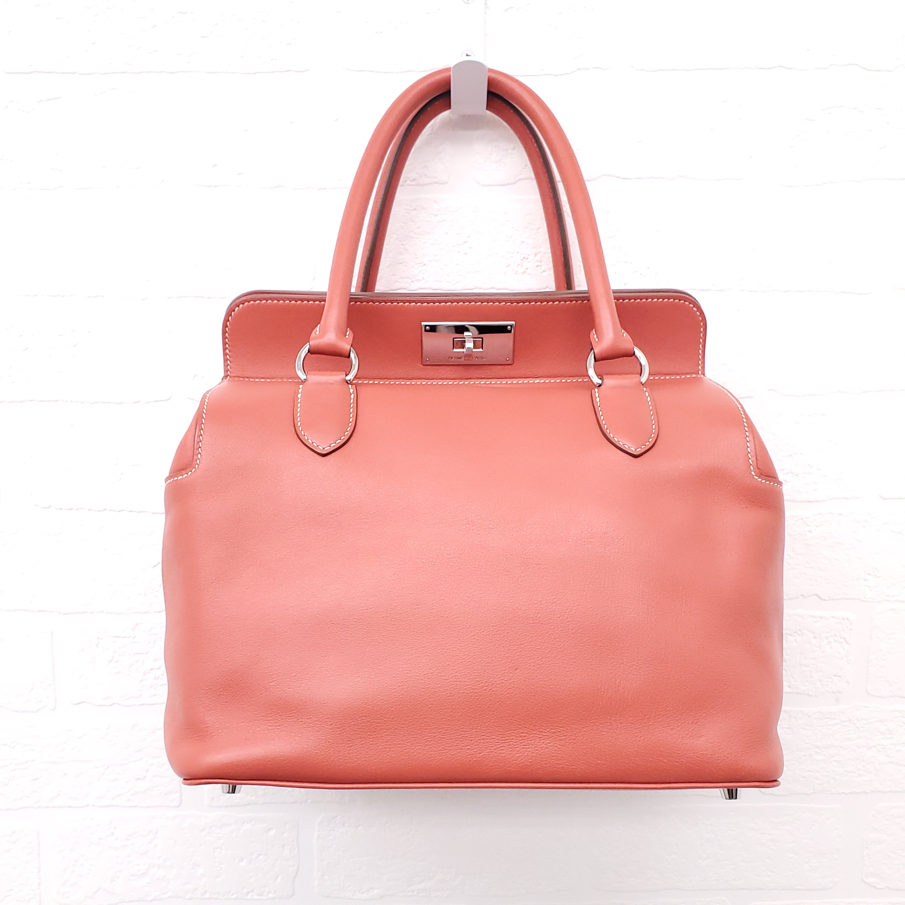 HERMÈS CORAL TOOLBOX BAG