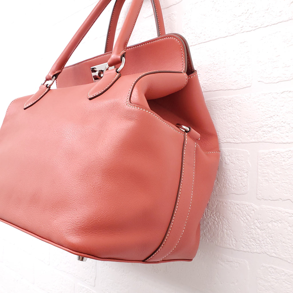 HERMÈS CORAL TOOLBOX BAG