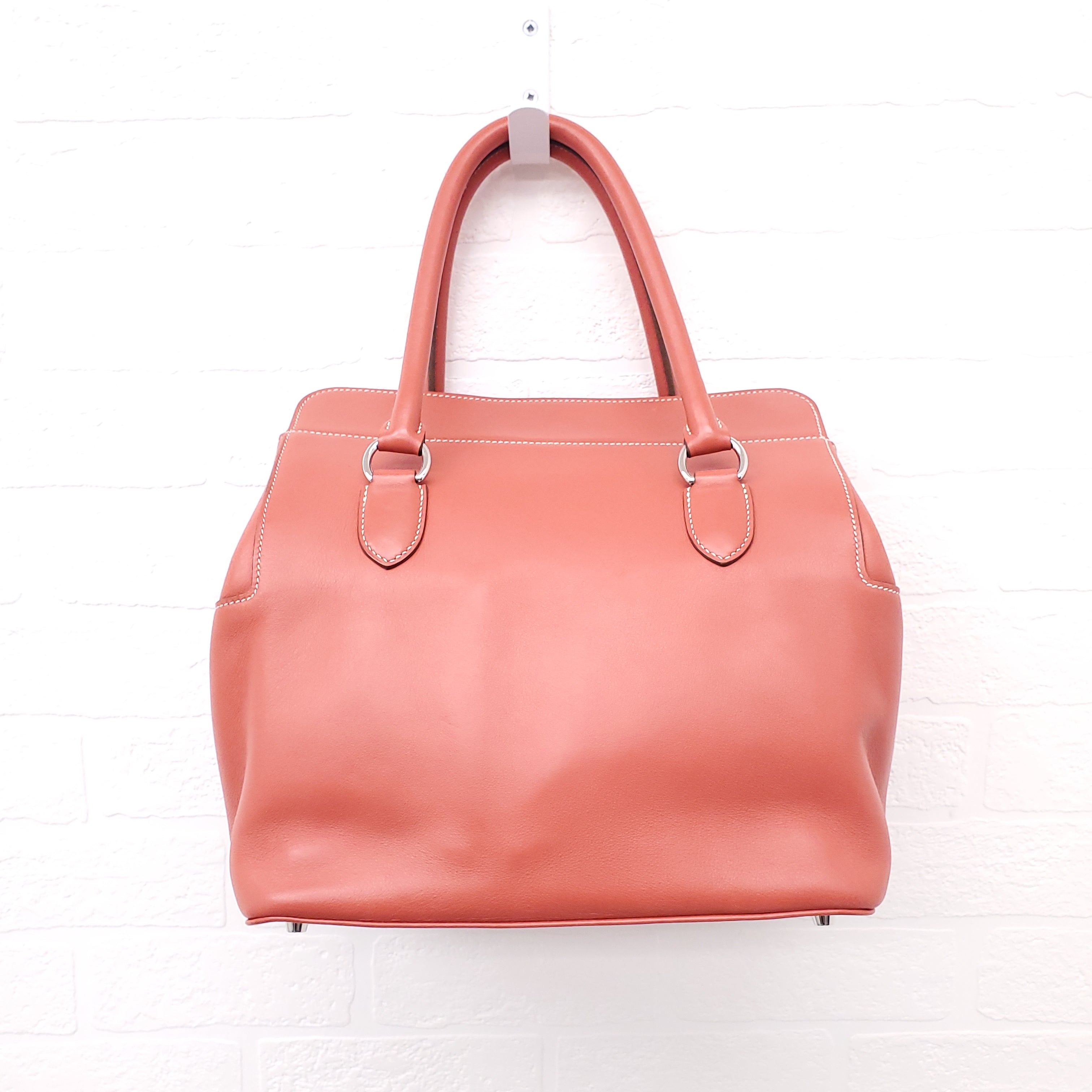 HERMÈS CORAL TOOLBOX BAG