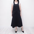 COMME DES GARÇONS BLACK OVERALL DRESS - SIZE M
