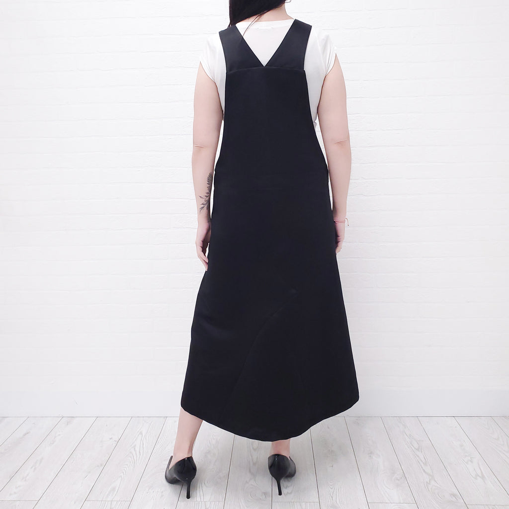 COMME DES GARÇONS BLACK OVERALL DRESS - SIZE M