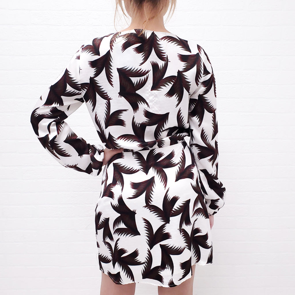 A.L.C. RED PATTERNED DRESS - SIZE 0