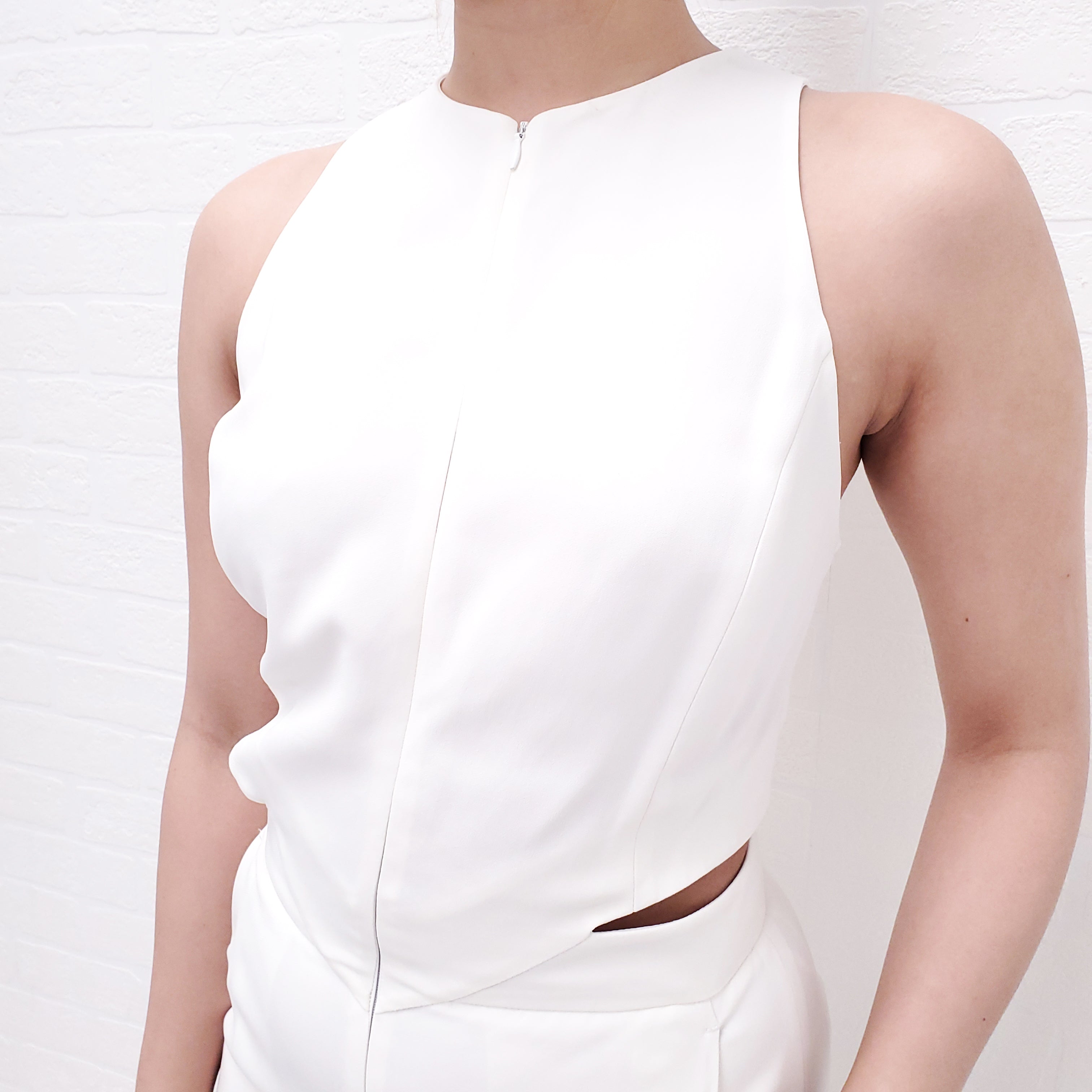 A.L.C. WHITE JUMPSUIT - SIZE 2