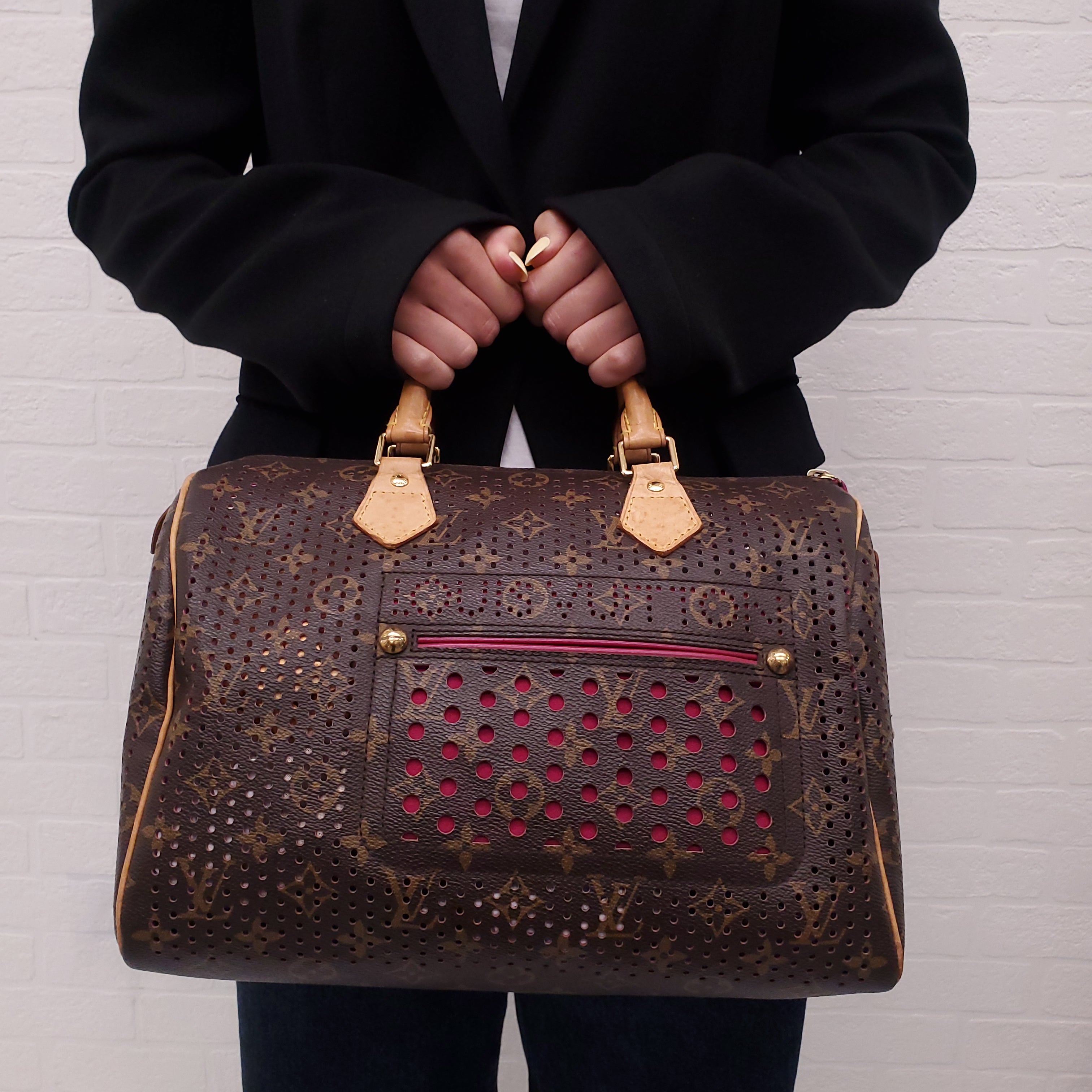 LOUIS VUITTON PERFORATED MONOGRAM SPEEDY 30