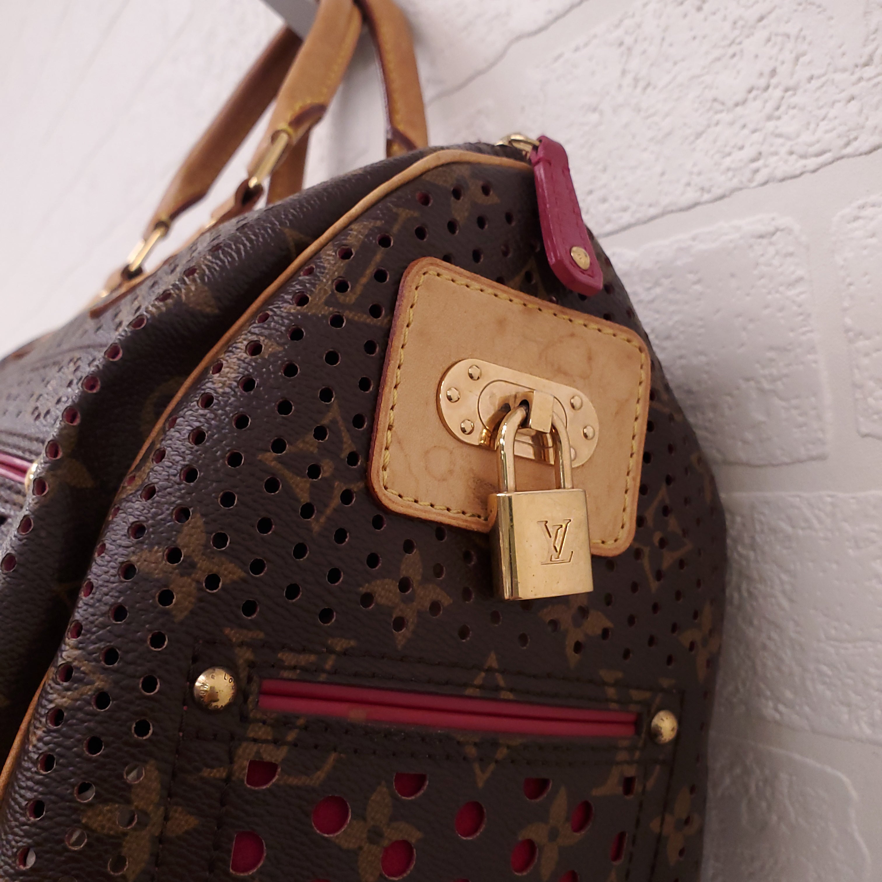 LOUIS VUITTON PERFORATED MONOGRAM SPEEDY 30