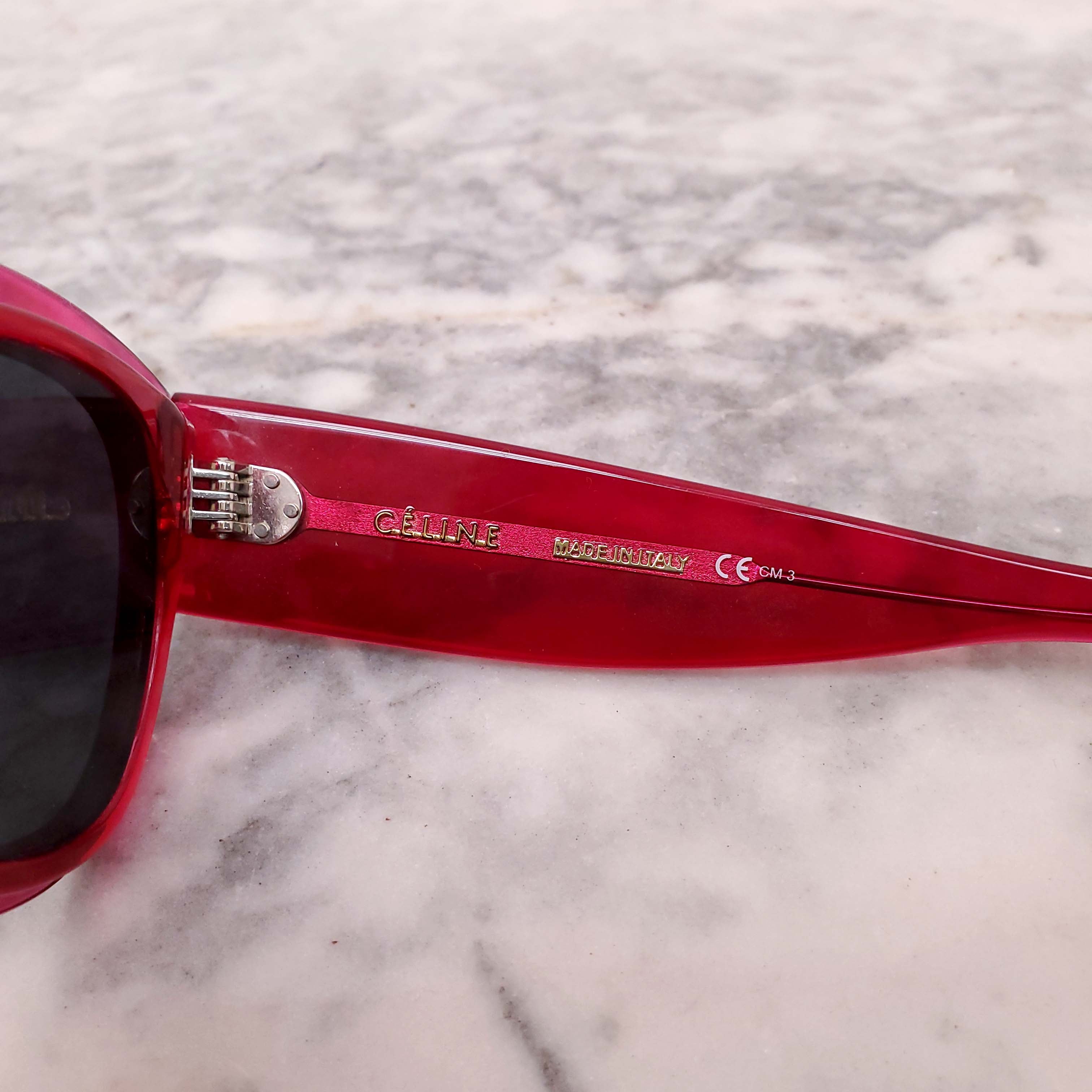 CELINE PINK LIGHTWEIGHT FRAME SUNGLASSES