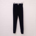 CELINE BLACK LOGO RIDING PANT - SIZE 34