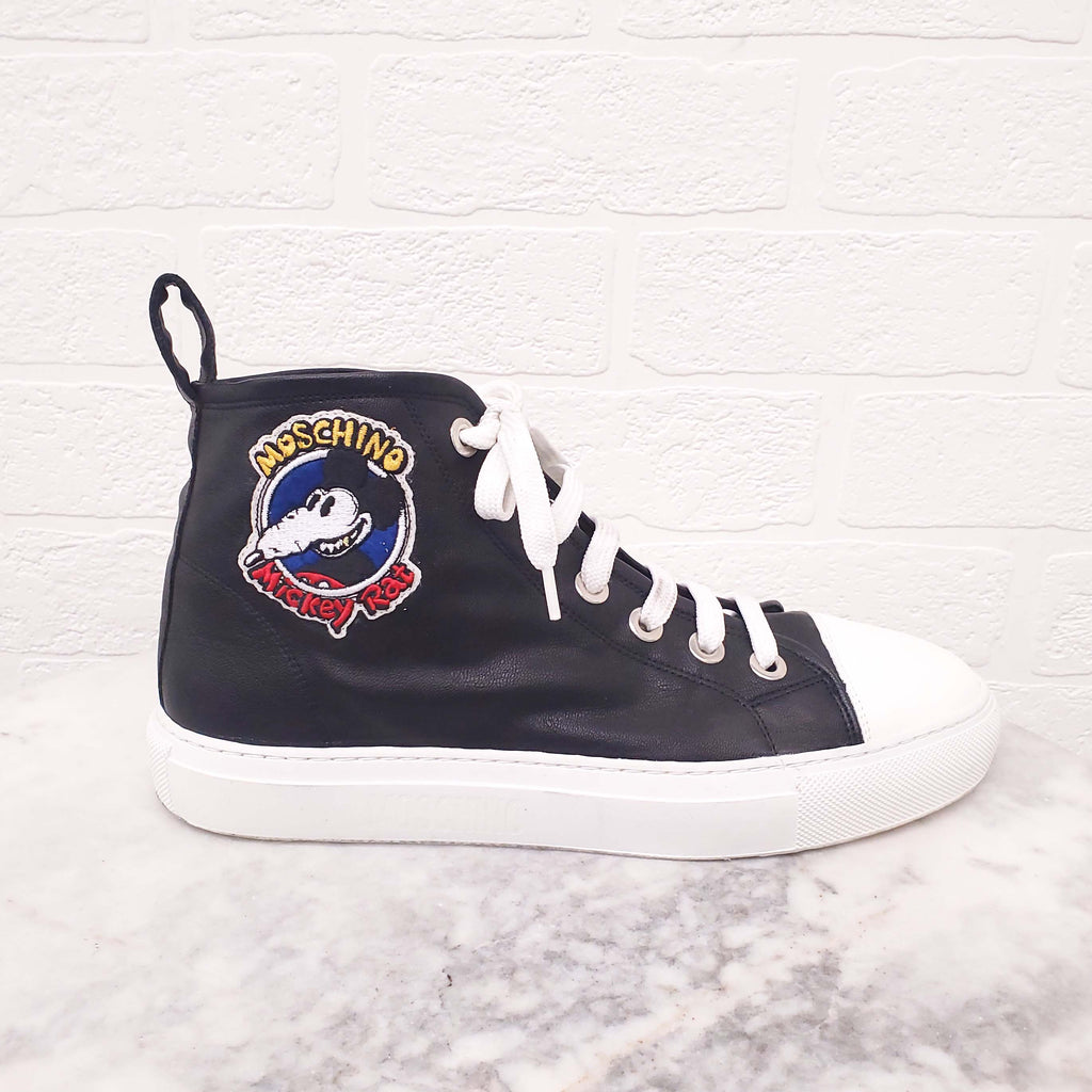 MOSCHINO 'MICKEY RAT' SNEAKERS - SIZE 39