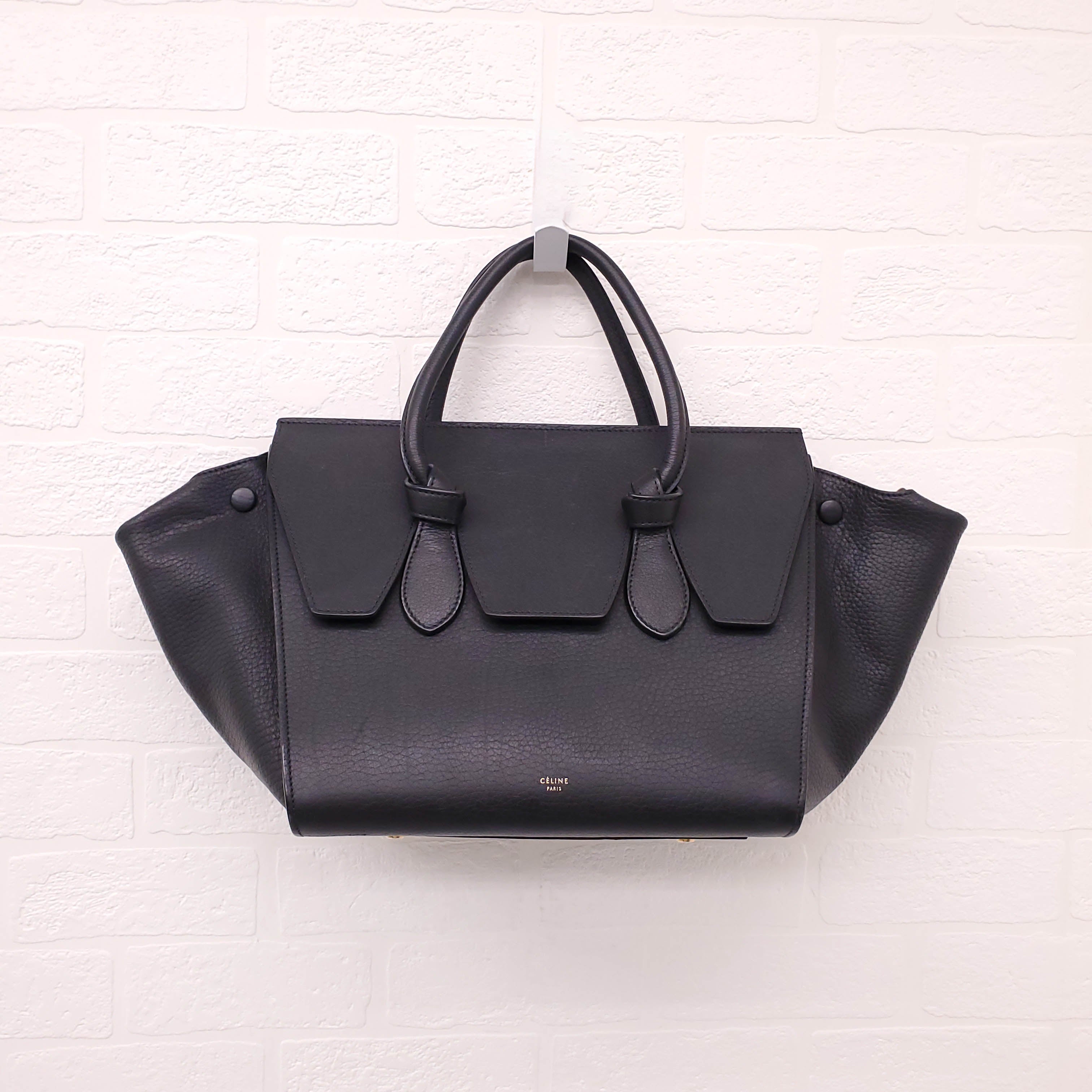 CELINE BLACK KNOT BAG