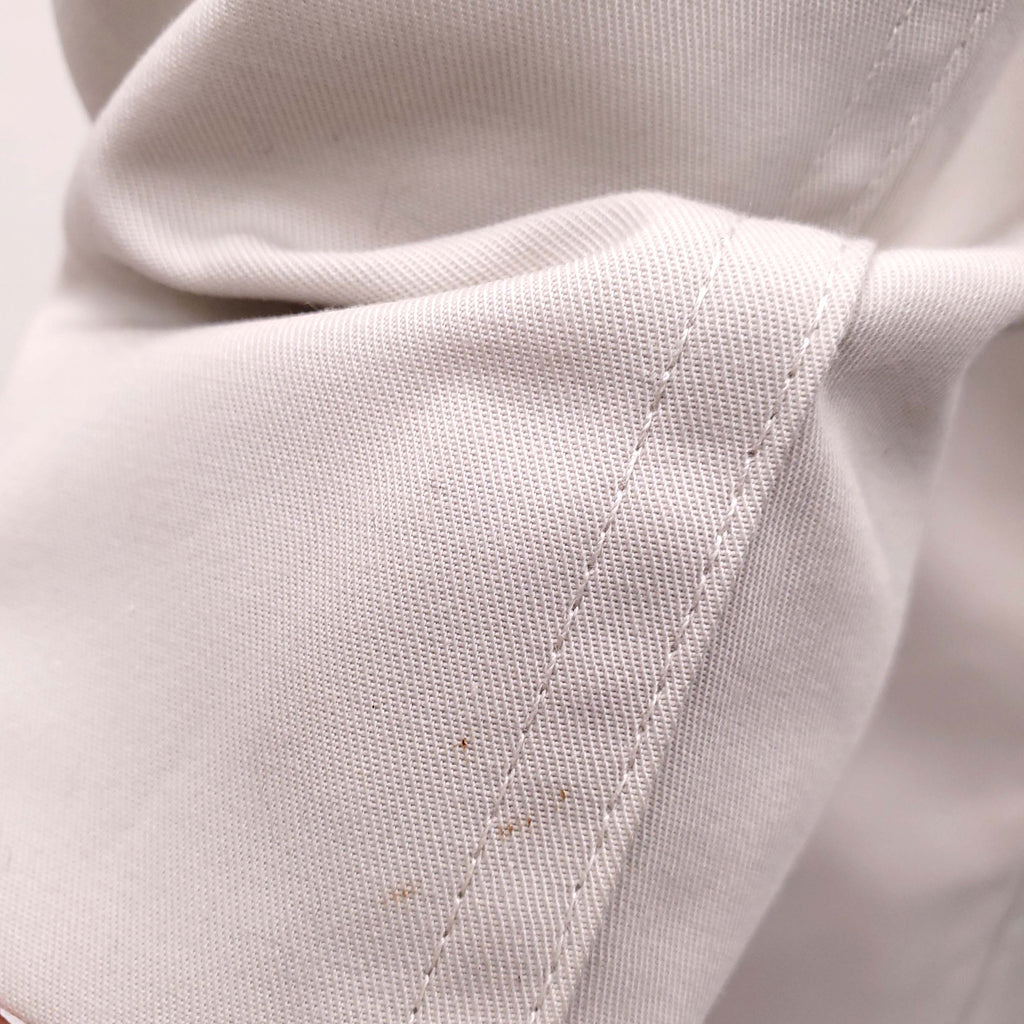 SMYTHE EGGSHELL JACKET WITH WHITE BUTTONS & BELT - SIZE 4