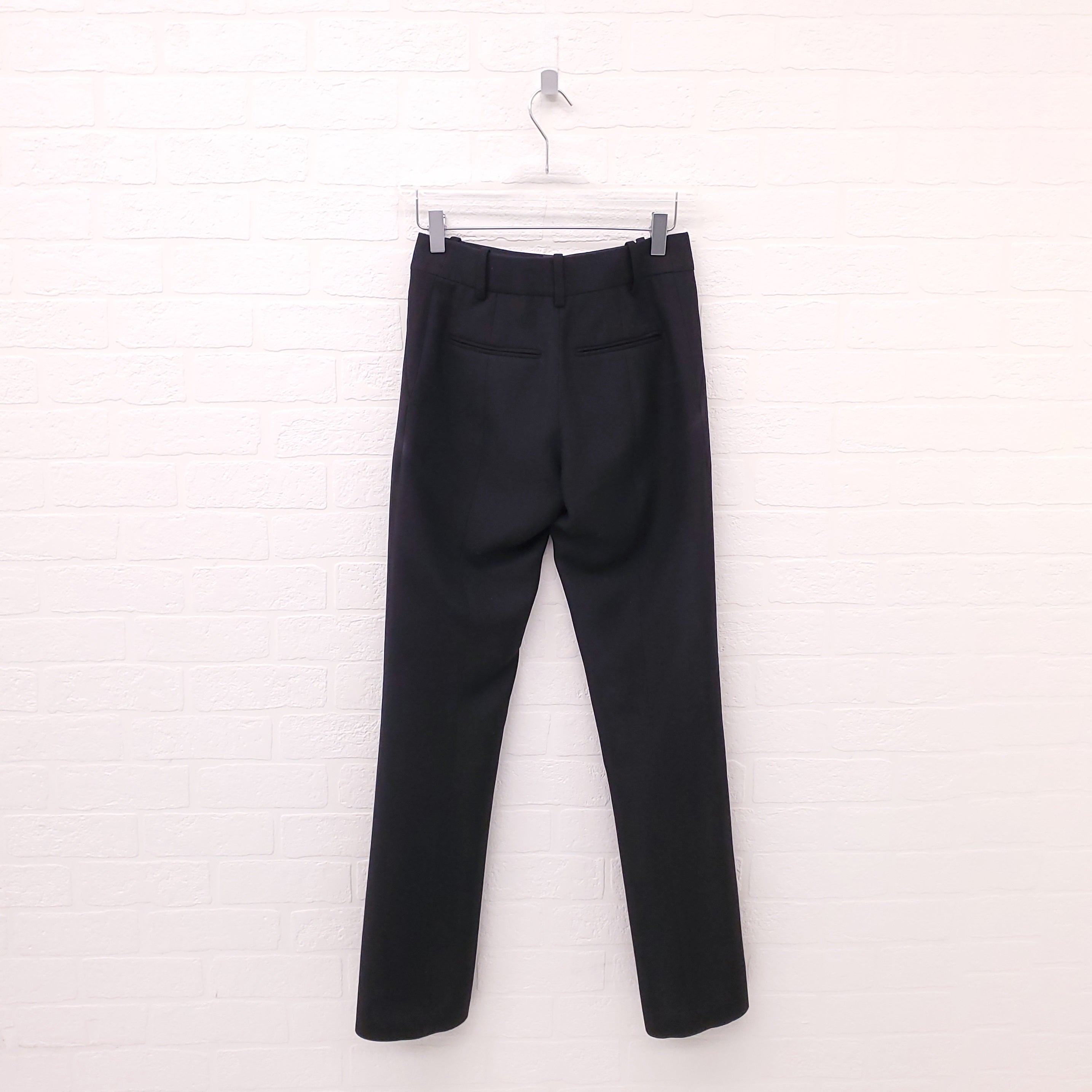 VALENTINO BLACK LONG TROUSERS - SIZE 38