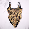 VERSACE BAROCCO PRINTED SWIMSUIT - SIZE 4 (US L)
