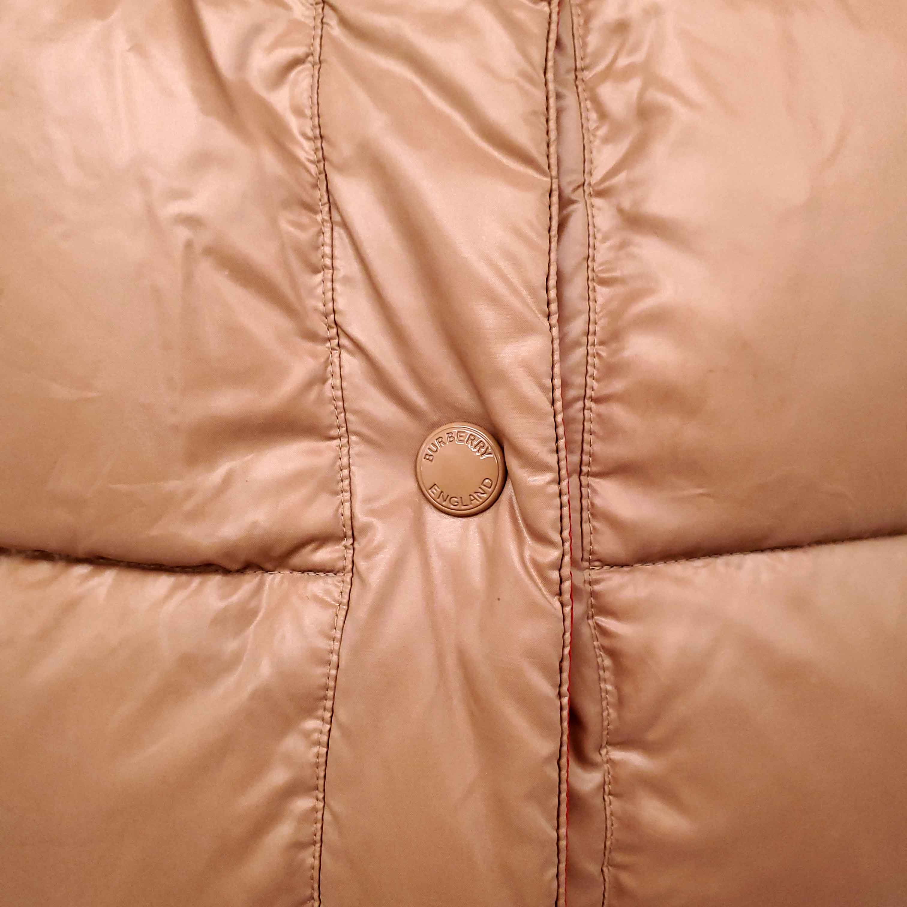 BURBERRY PEACOAT WITH PUFFER DETAIL - SIZE 4