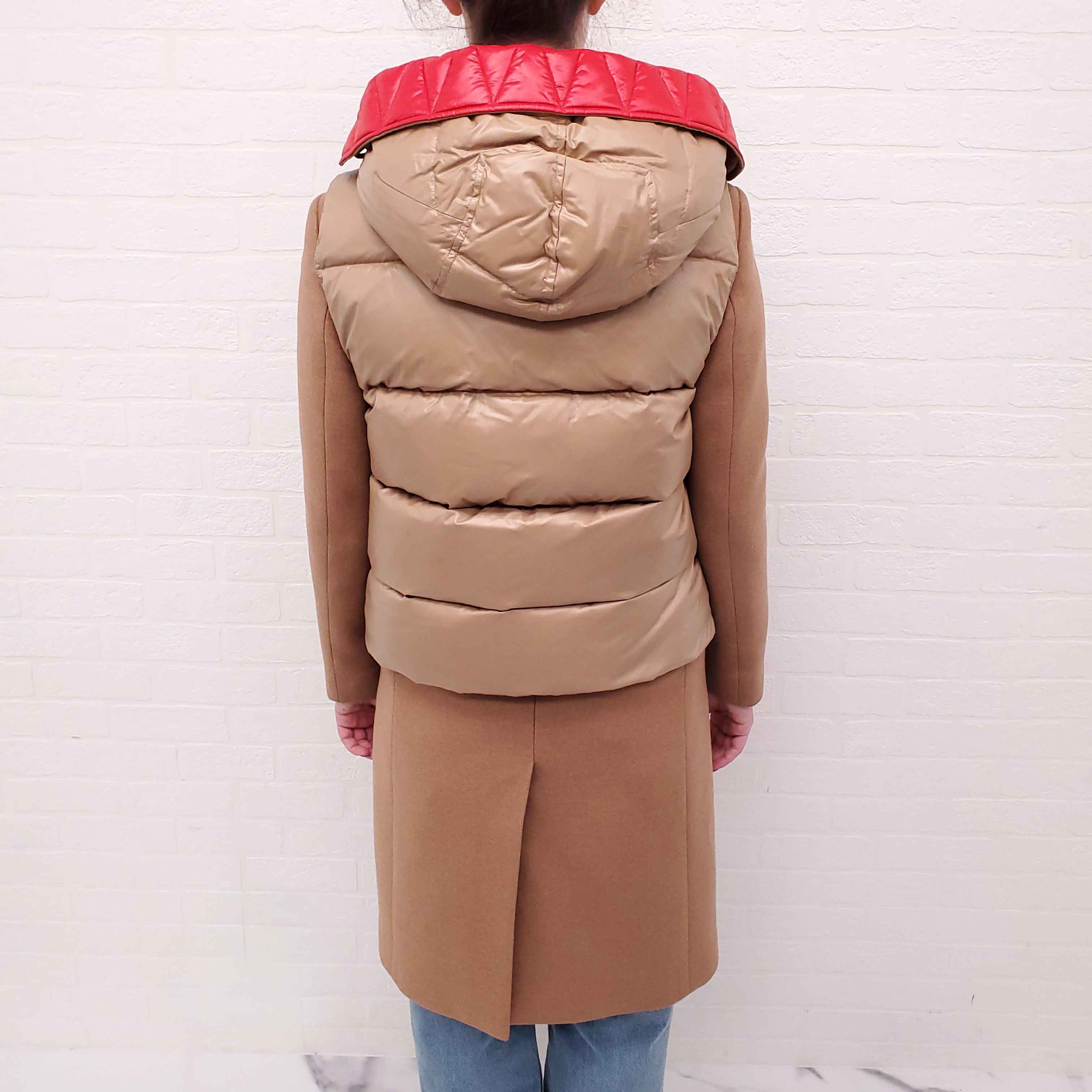 BURBERRY PEACOAT WITH PUFFER DETAIL - SIZE 4