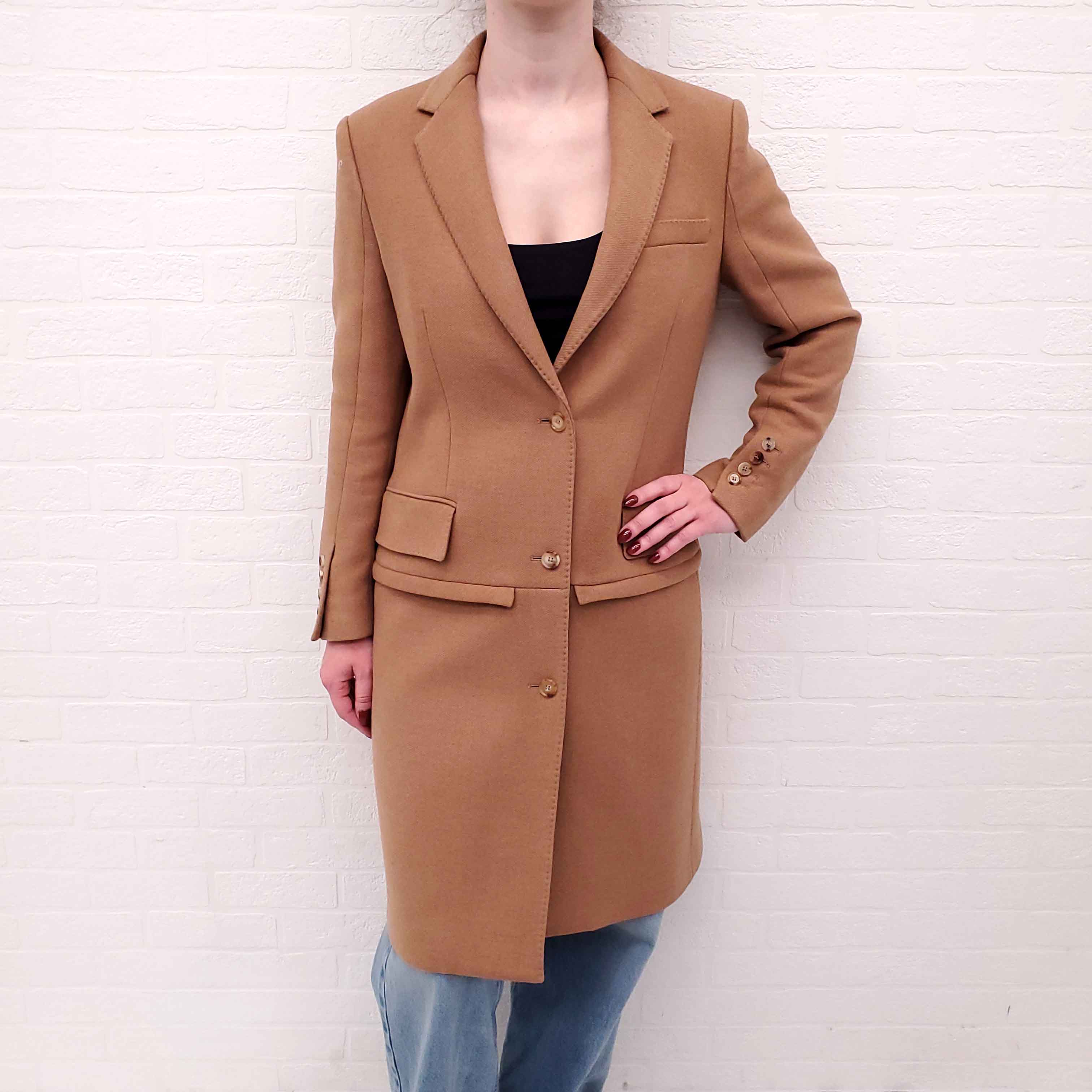 BURBERRY PEACOAT WITH PUFFER DETAIL - SIZE 4