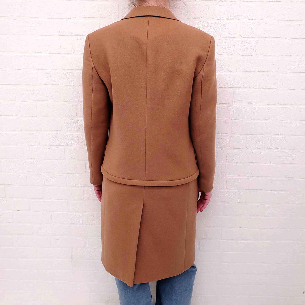BURBERRY PEACOAT WITH PUFFER DETAIL - SIZE 4