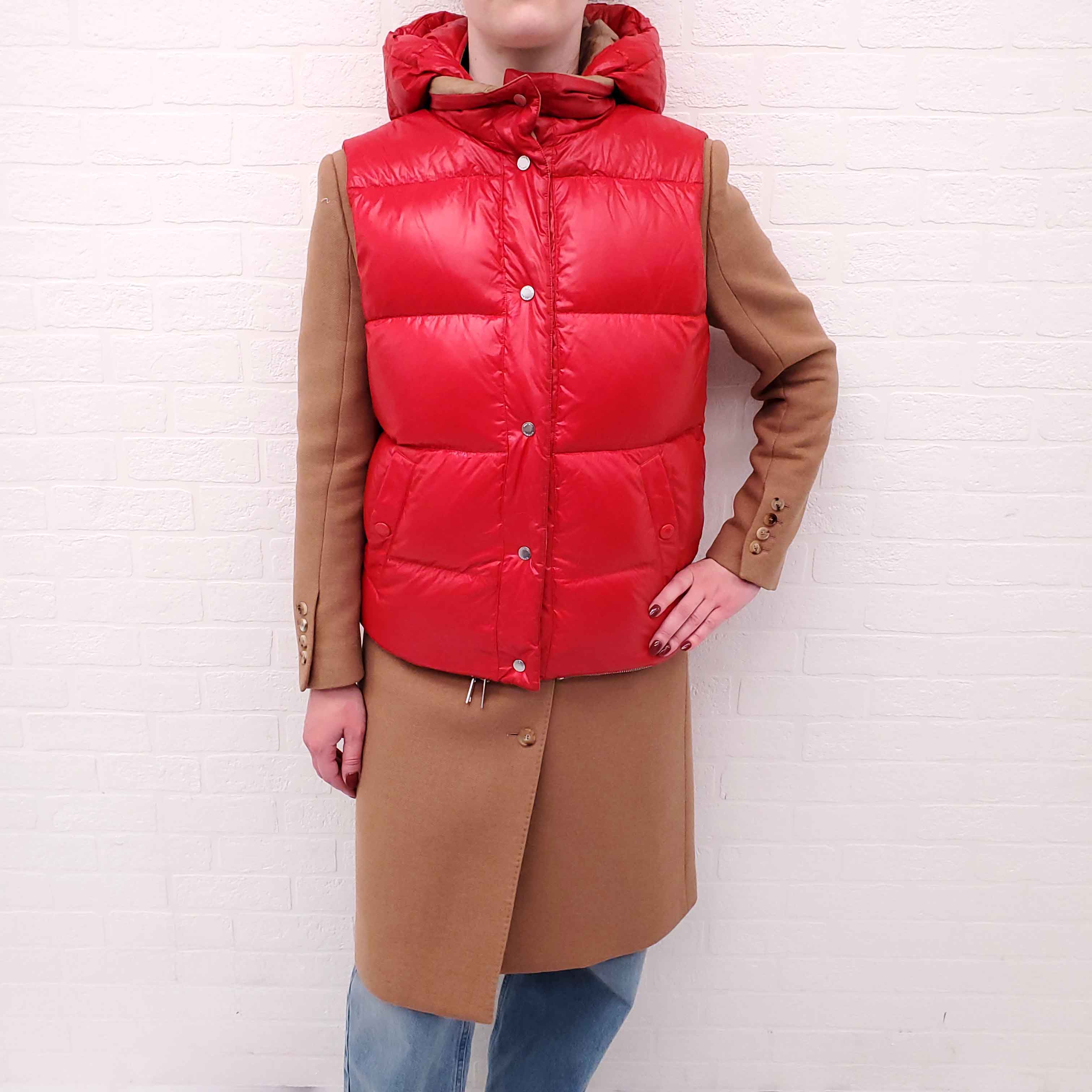 BURBERRY PEACOAT WITH PUFFER DETAIL - SIZE 4