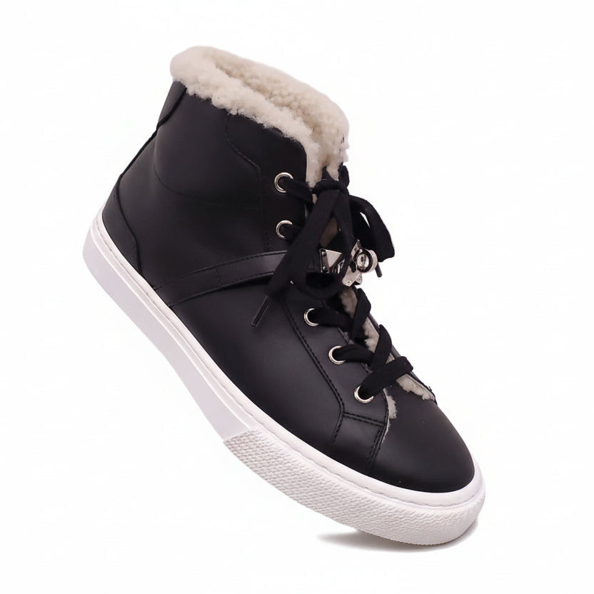 HERMÈS KELLY SNEAKER WITH SHEARLING - SIZE 38