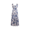 ZIMMERMANN BLUE FLORAL MAXI DRESS - SIZE 0 (US 4)