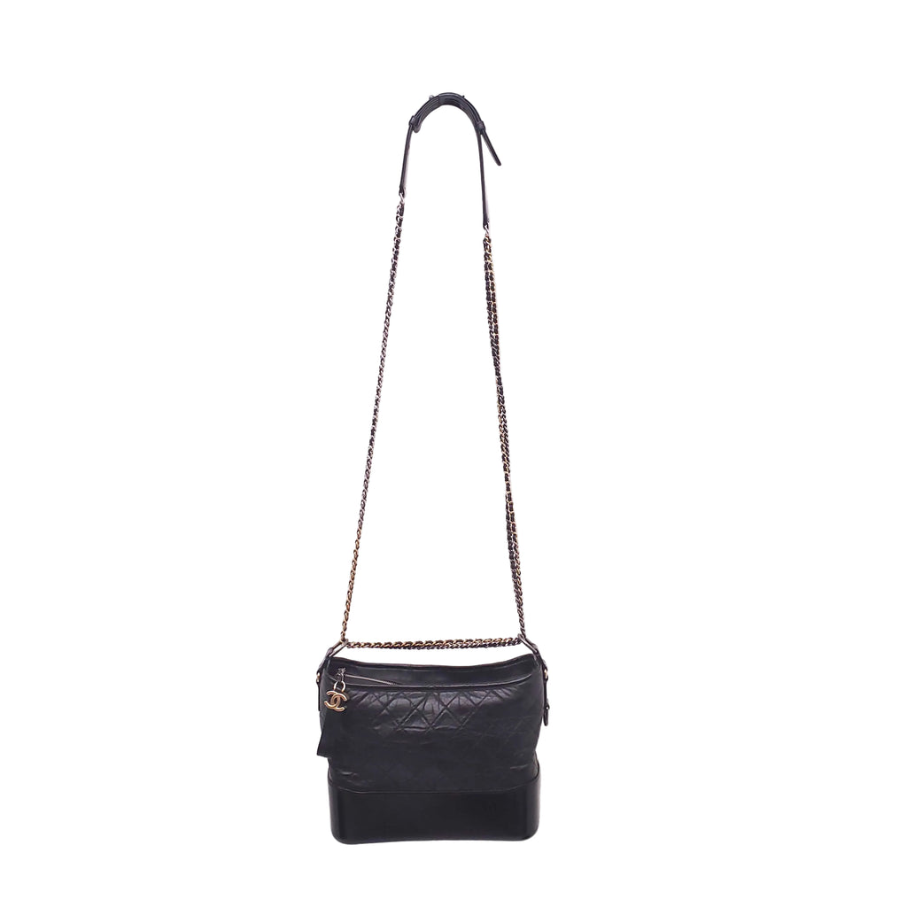 CHANEL BLACK GABRIELLE HOBO BAG