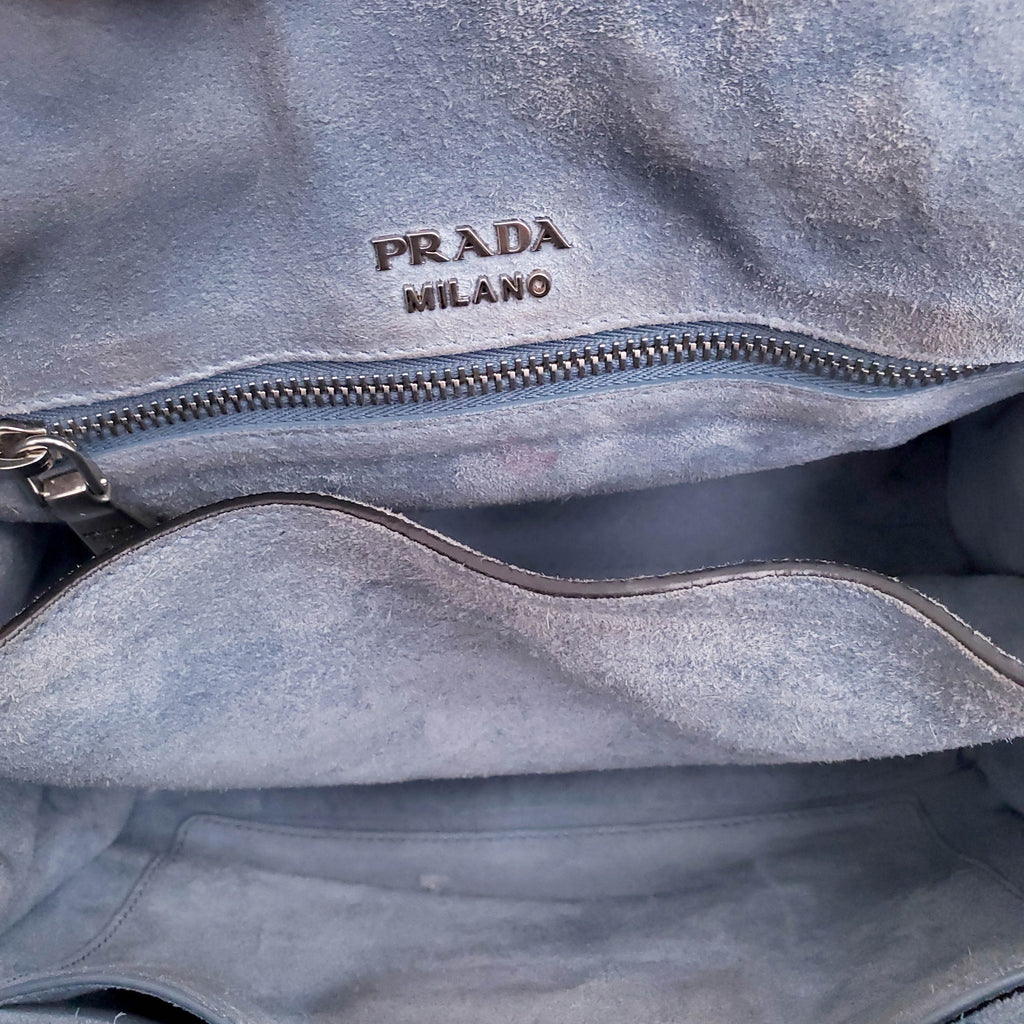 PRADA BLACK LEATHER CAHIER CROSSBODY BAG