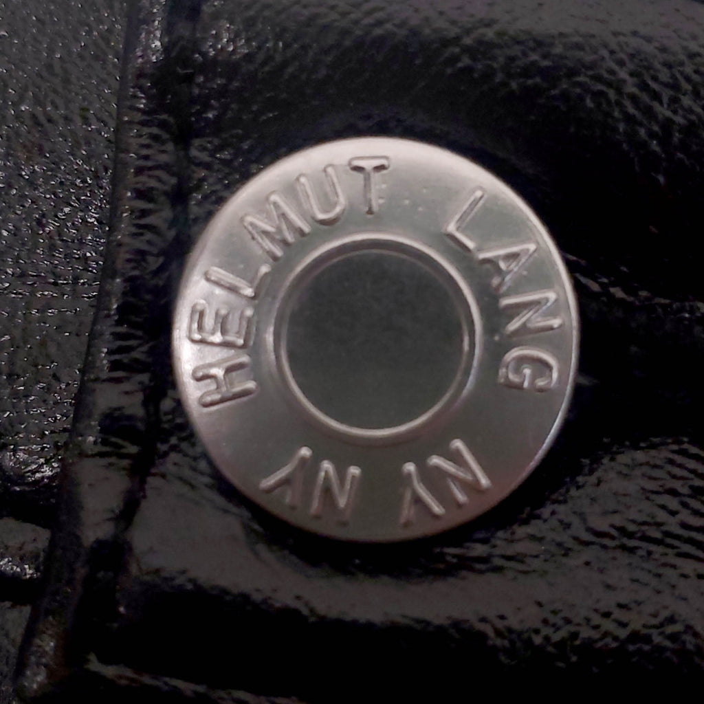 HELMUT LANG LEATHER MINI SKIRT - SIZE 0